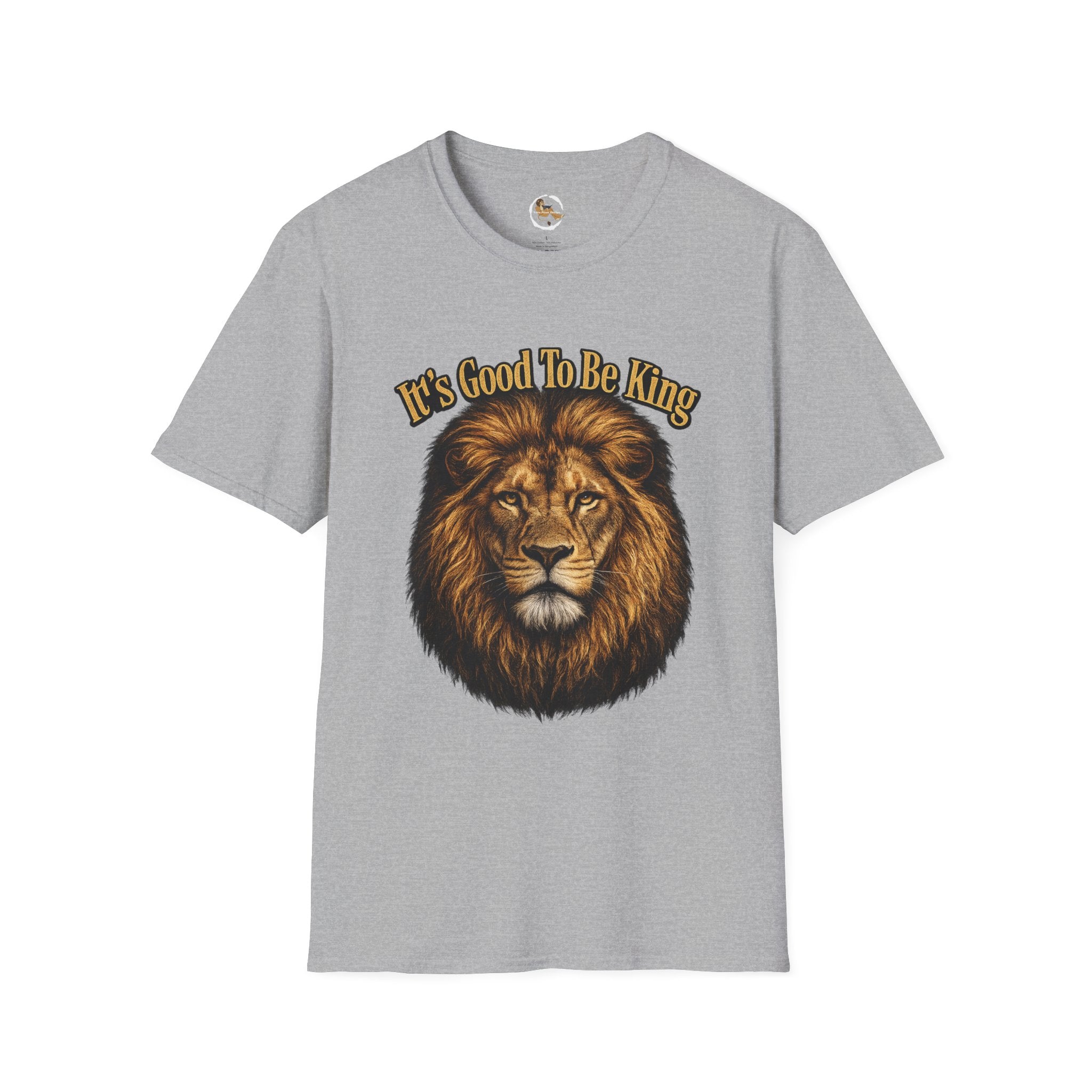 It's Good To Be King Lion Head T-Shirt | Vintage Animal Graphic Tee