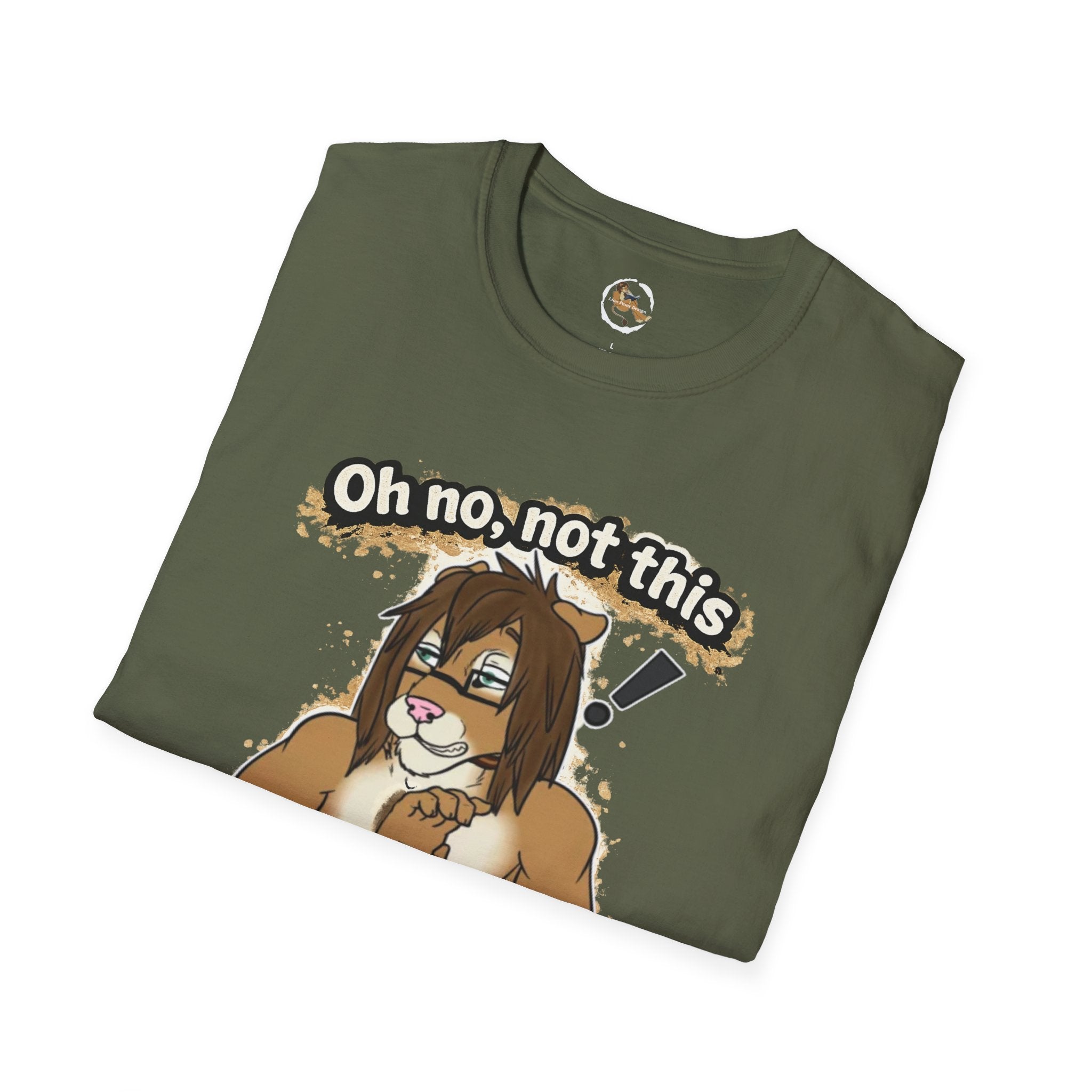 Oh No Not This Drama Again T-Shirt | Sarcastic Furry Character Tee