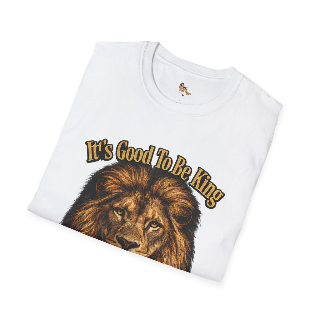 It's Good To Be King Lion Head T-Shirt | Vintage Animal Graphic Tee