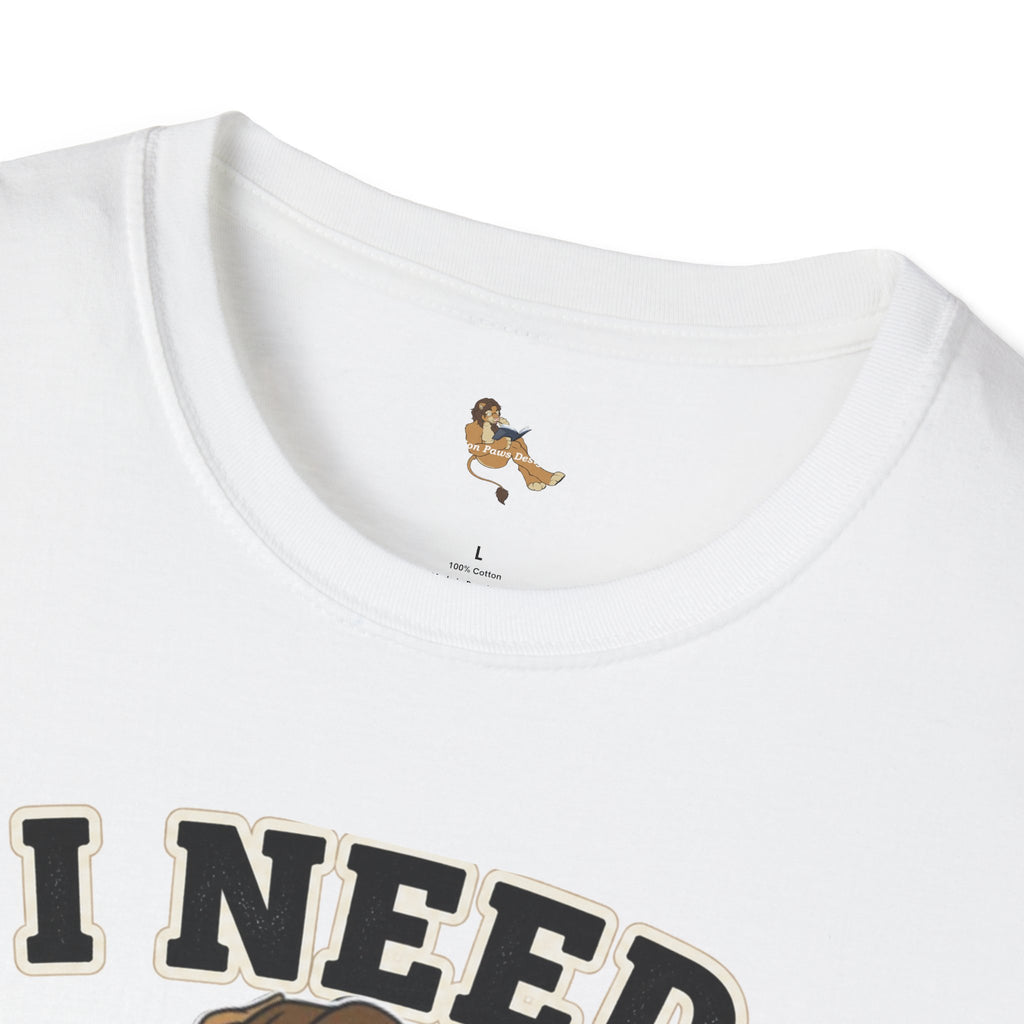 I Need Coffee First Lion Coffee Lover T-Shirt | Funny Furry Graphic