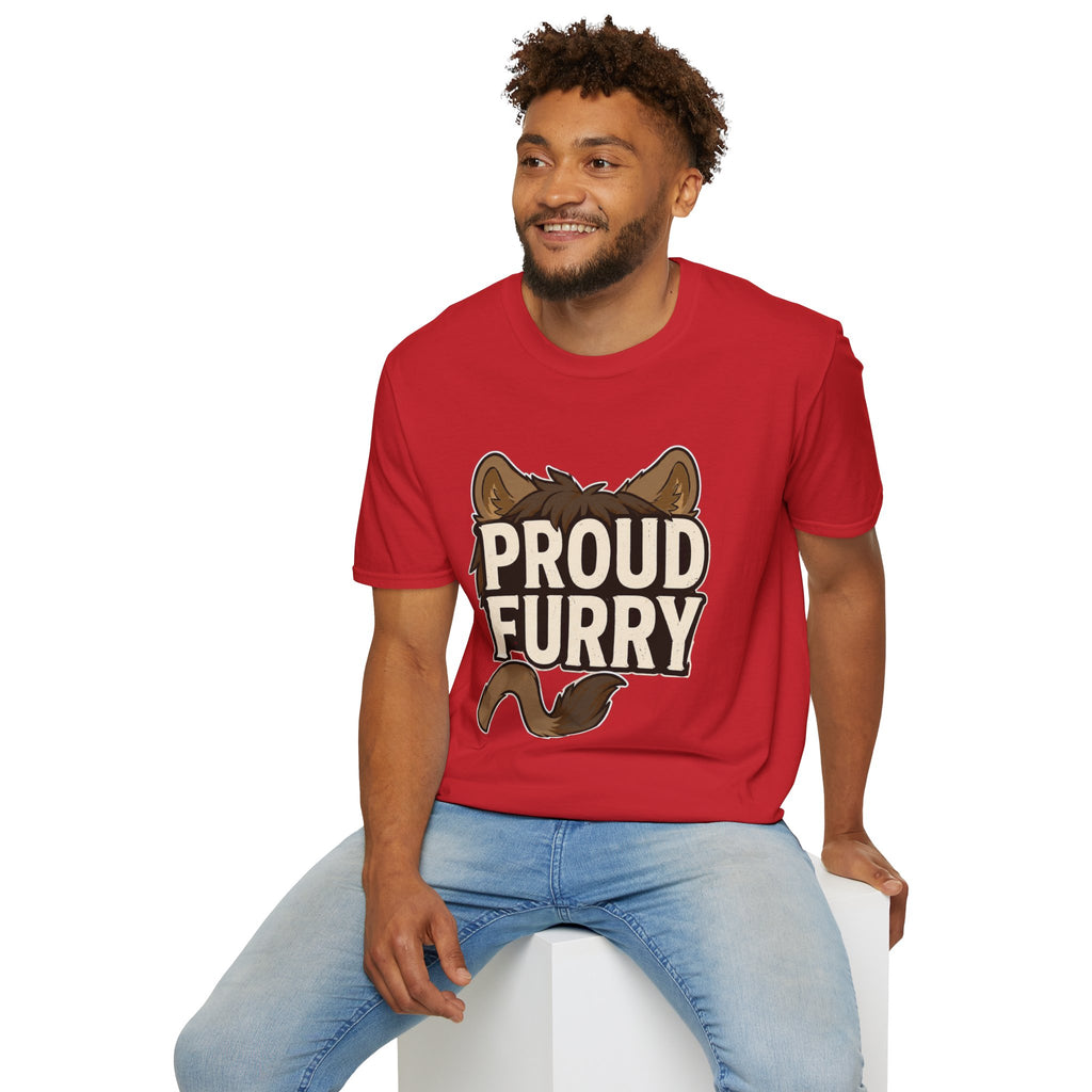 Proud Furry Graphic Tee — Cute Furry Pride T-Shirt