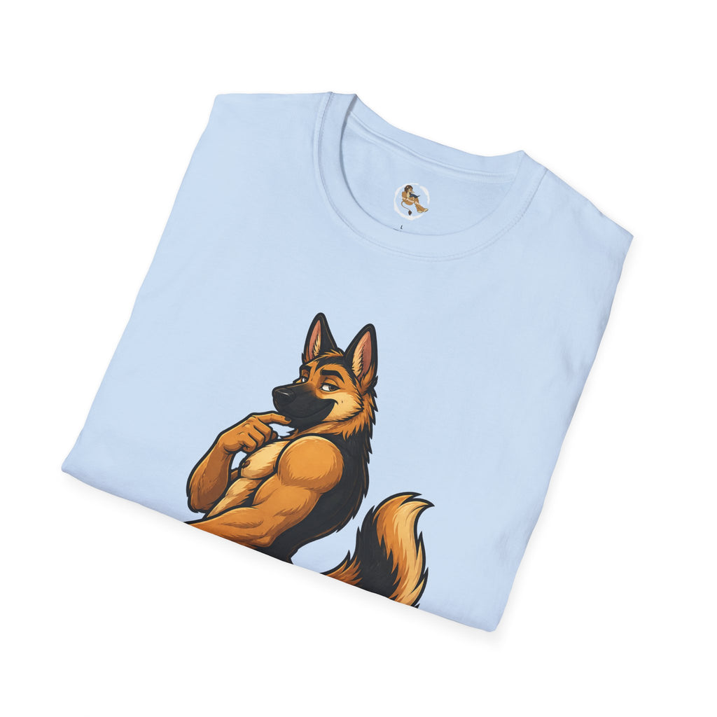 Strong German Shepherd Furry looking to bury a bone T-Shirt | Dog humor