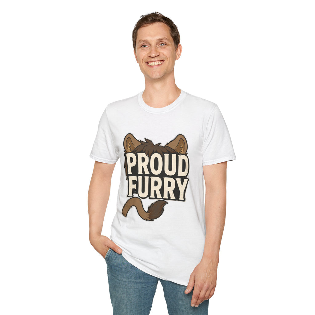 Proud Furry Graphic Tee — Cute Furry Pride T-Shirt