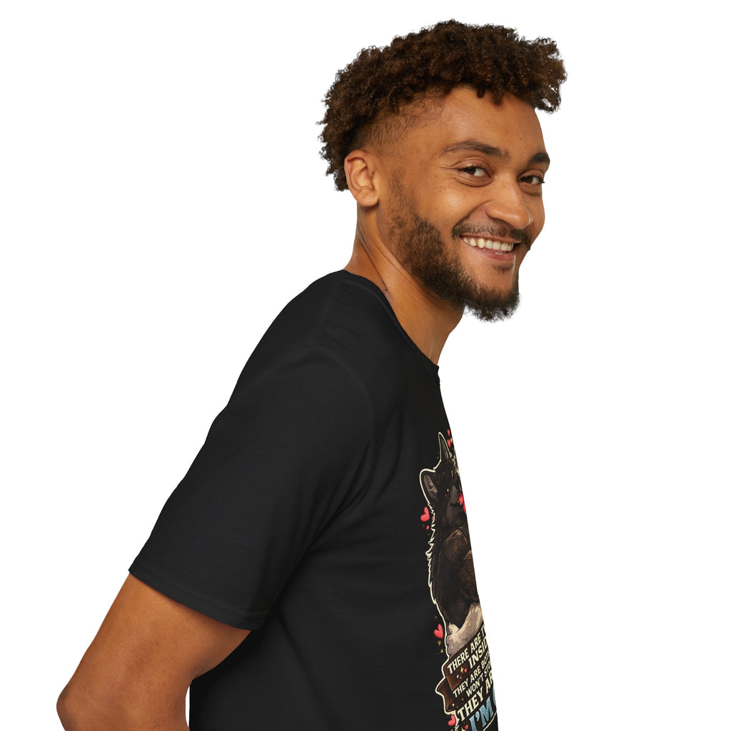 Gay Wolves Graphic T-Shirt - 'There Are Two Wolves' Cute LGBT Pride Tee