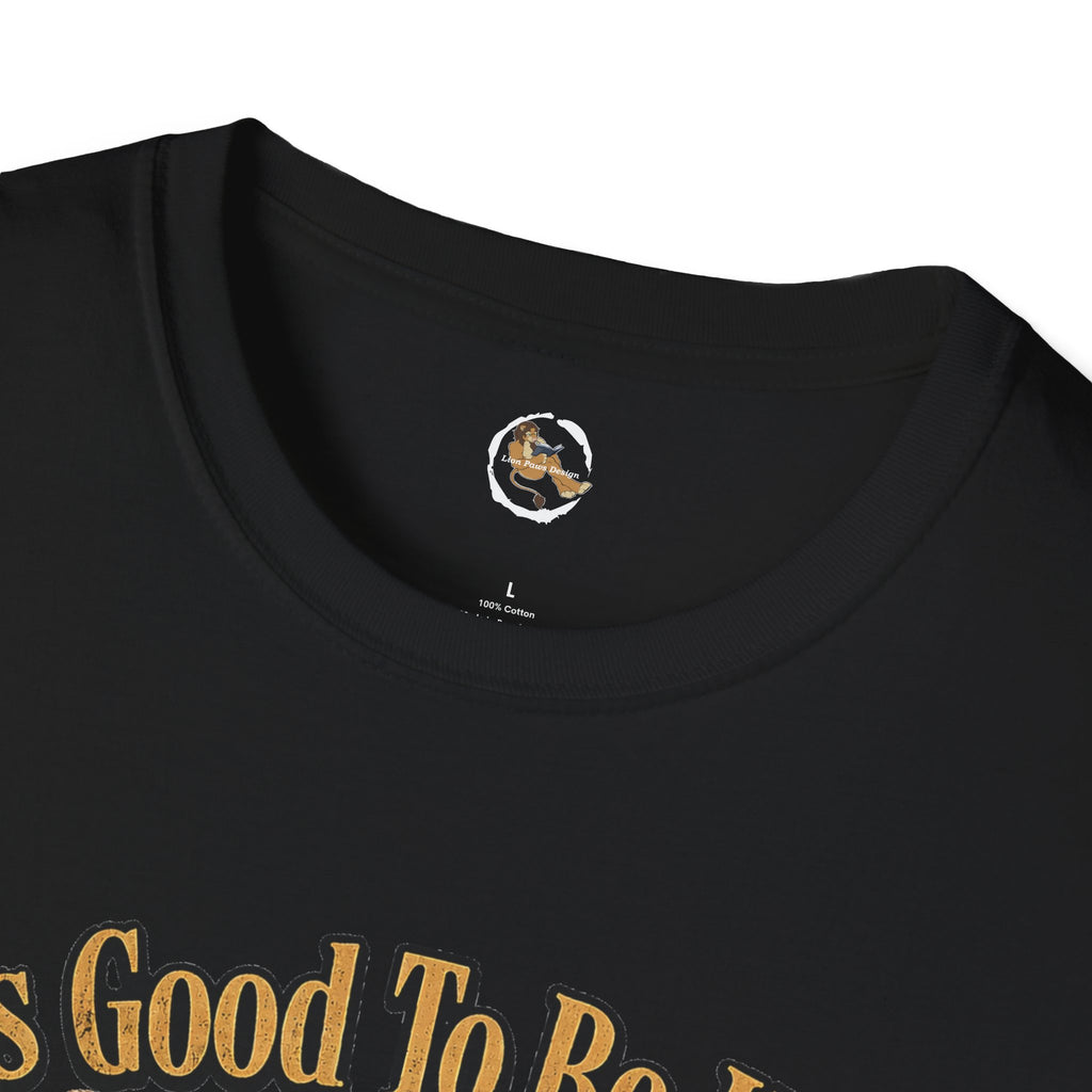 Tyrannosaurus Rex Head It's Good To Be King T-Shirt | Dinosaur Shirt