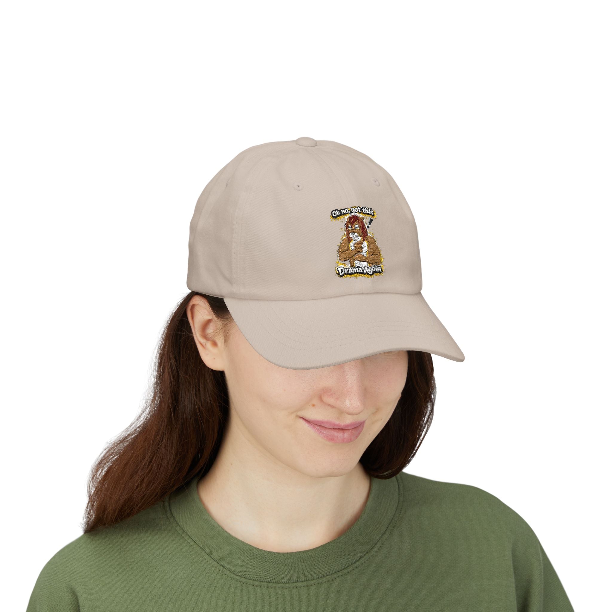 Oh No Not This Drama Again Lion Furry Dad Cap