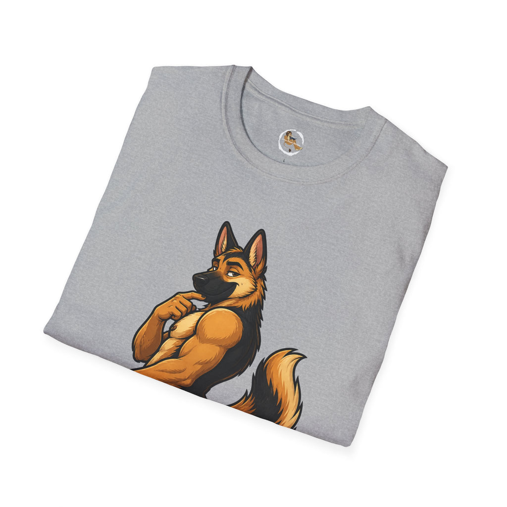 Strong German Shepherd Furry looking to bury a bone T-Shirt | Dog humor