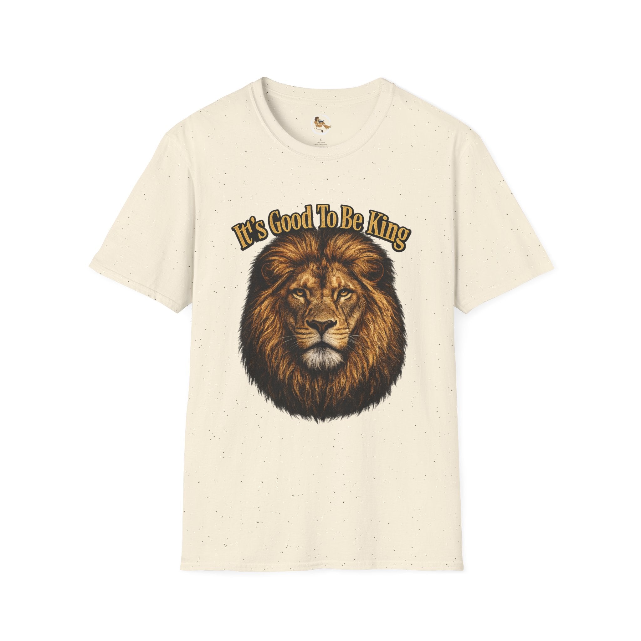 It's Good To Be King Lion Head T-Shirt | Vintage Animal Graphic Tee