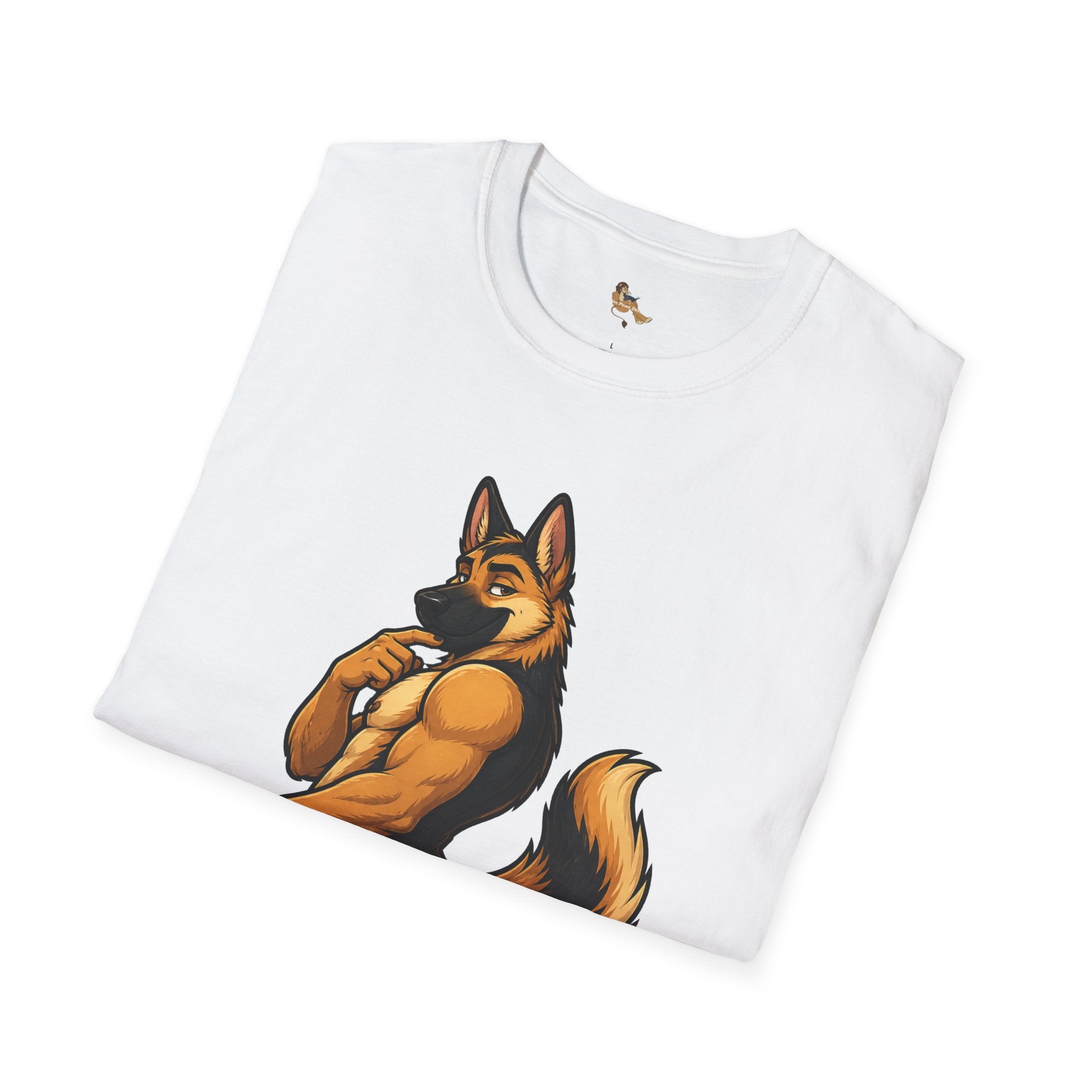 Strong German Shepherd Furry looking to bury a bone T-Shirt | Dog humor