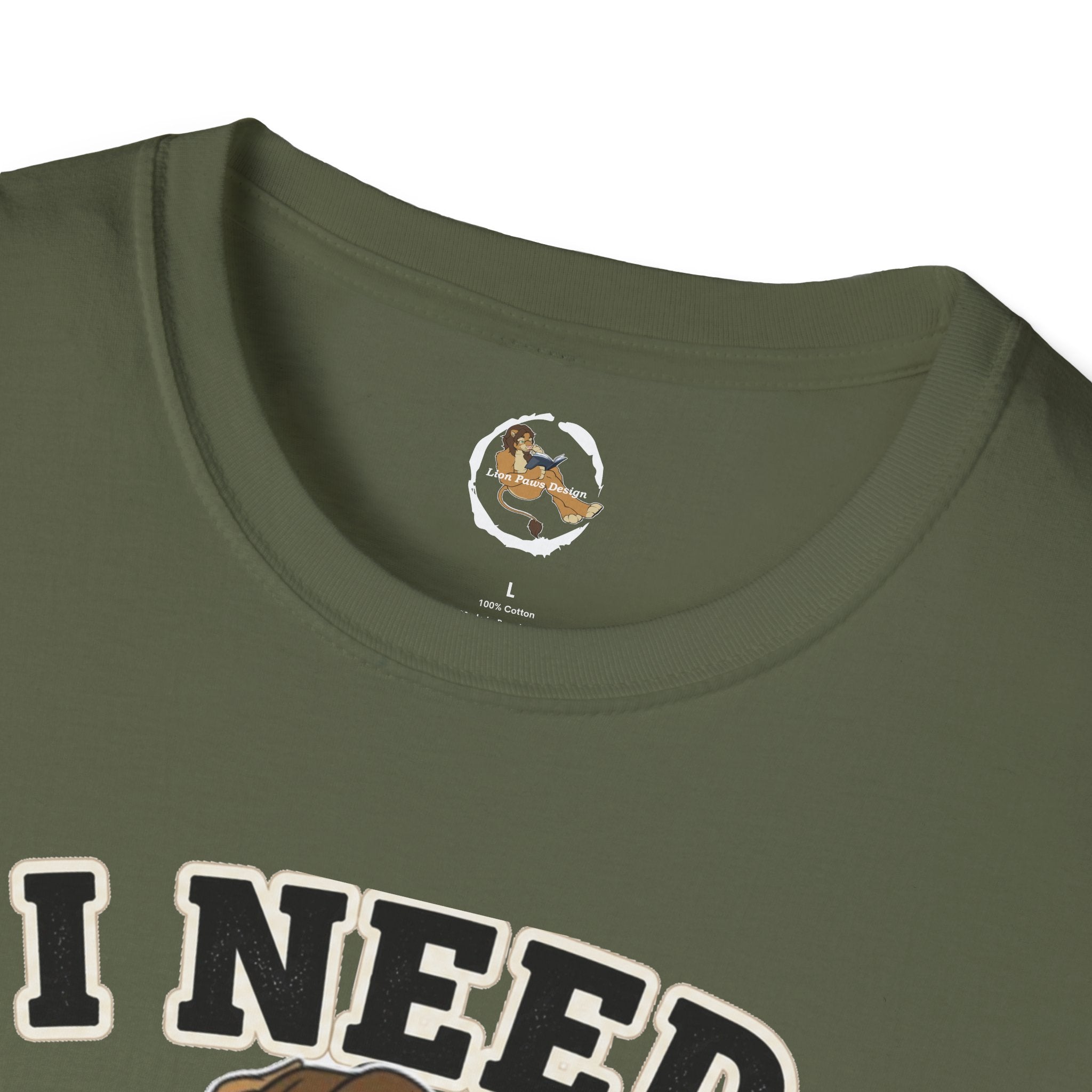 I Need Coffee First Lion Coffee Lover T-Shirt | Funny Furry Graphic