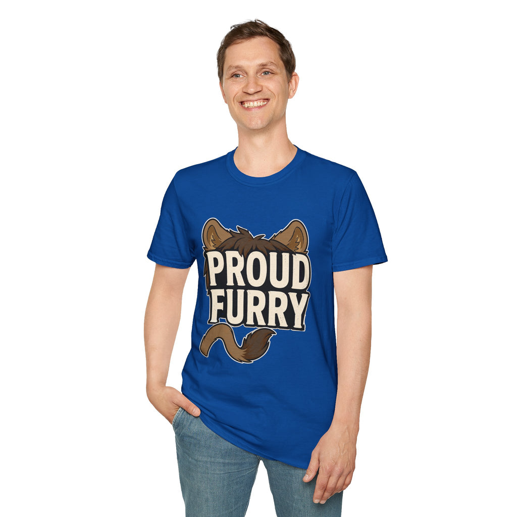 Proud Furry Graphic Tee — Cute Furry Pride T-Shirt