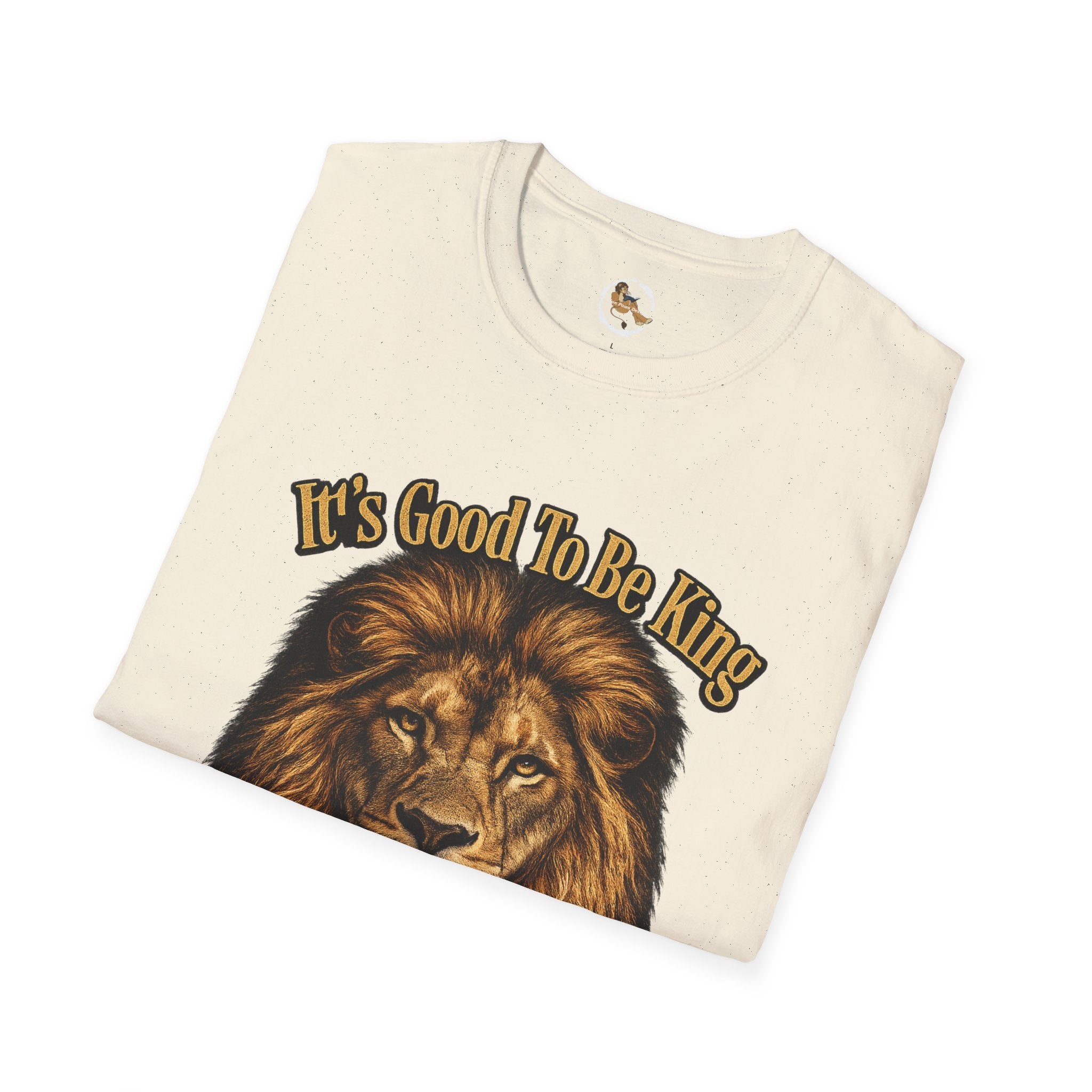 It's Good To Be King Lion Head T-Shirt | Vintage Animal Graphic Tee
