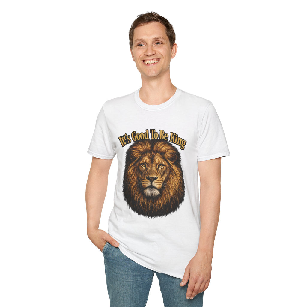 It's Good To Be King Lion Head T-Shirt | Vintage Animal Graphic Tee