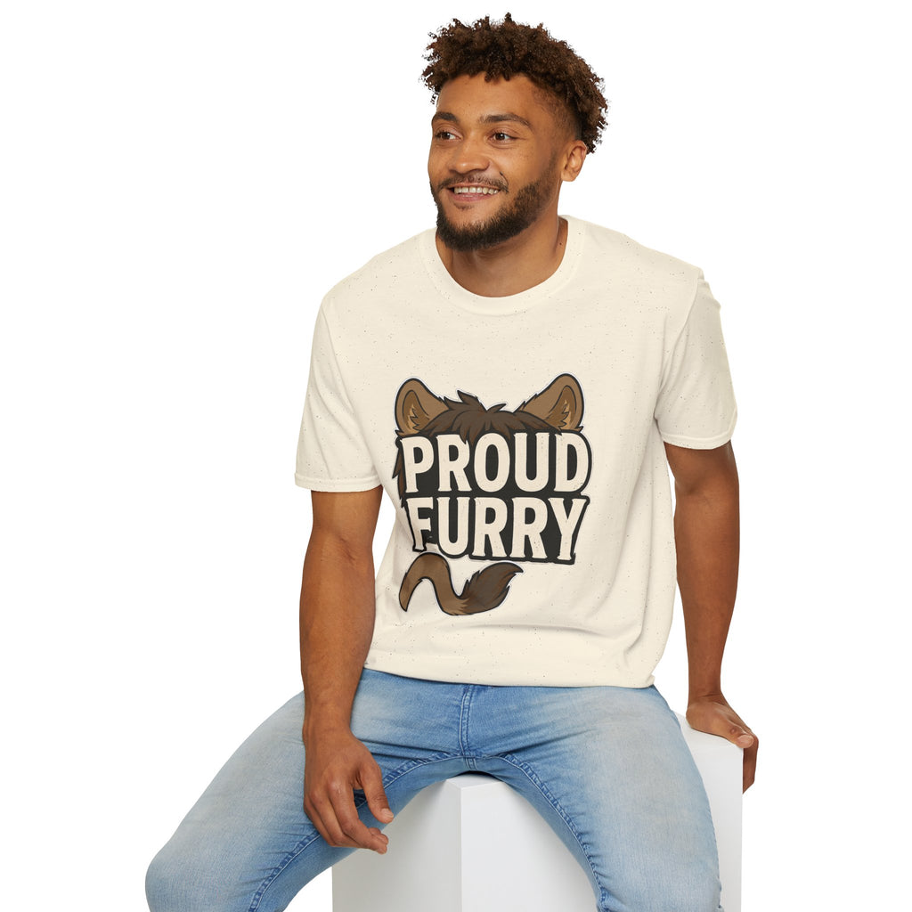 Proud Furry Graphic Tee — Cute Furry Pride T-Shirt