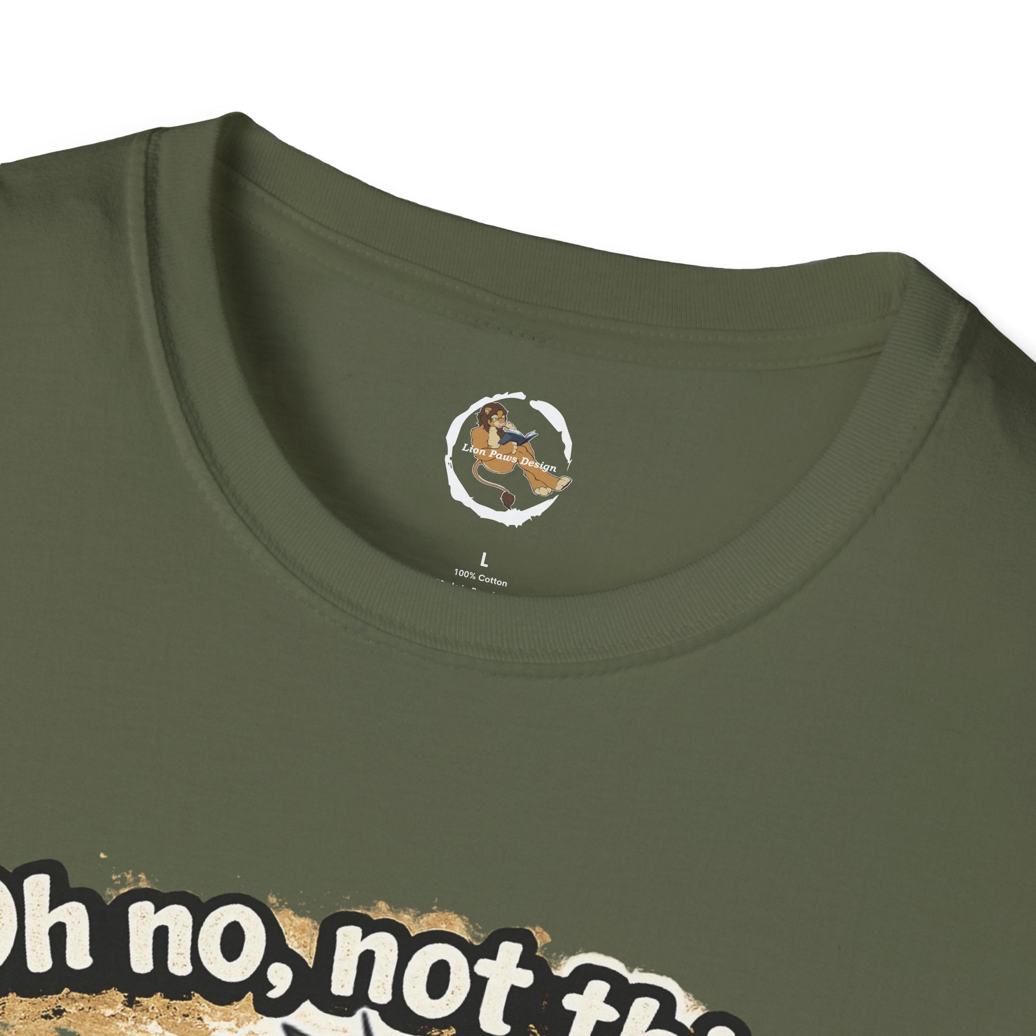 Oh No Not This Drama Again T-Shirt | Sarcastic Furry Character Tee