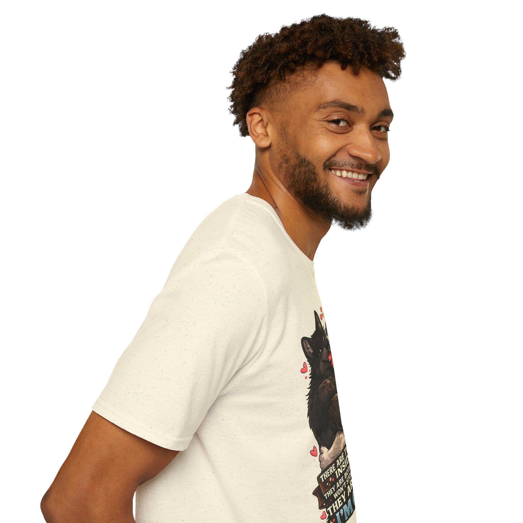 Gay Wolves Graphic T-Shirt - 'There Are Two Wolves' Cute LGBT Pride Tee