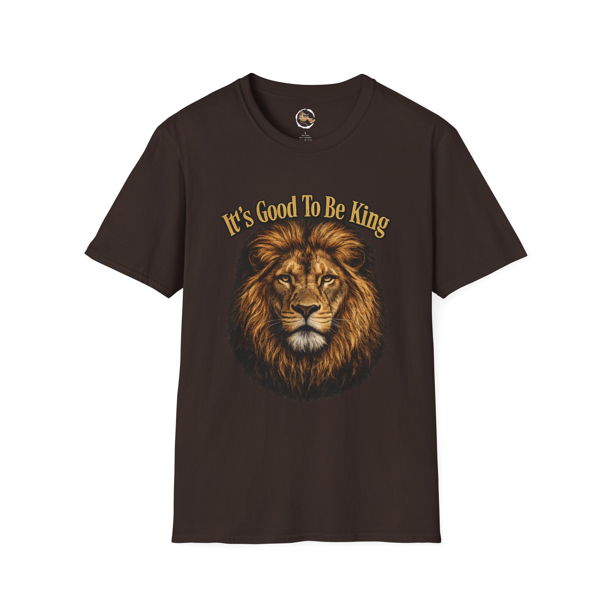 It's Good To Be King Lion Head T-Shirt | Vintage Animal Graphic Tee