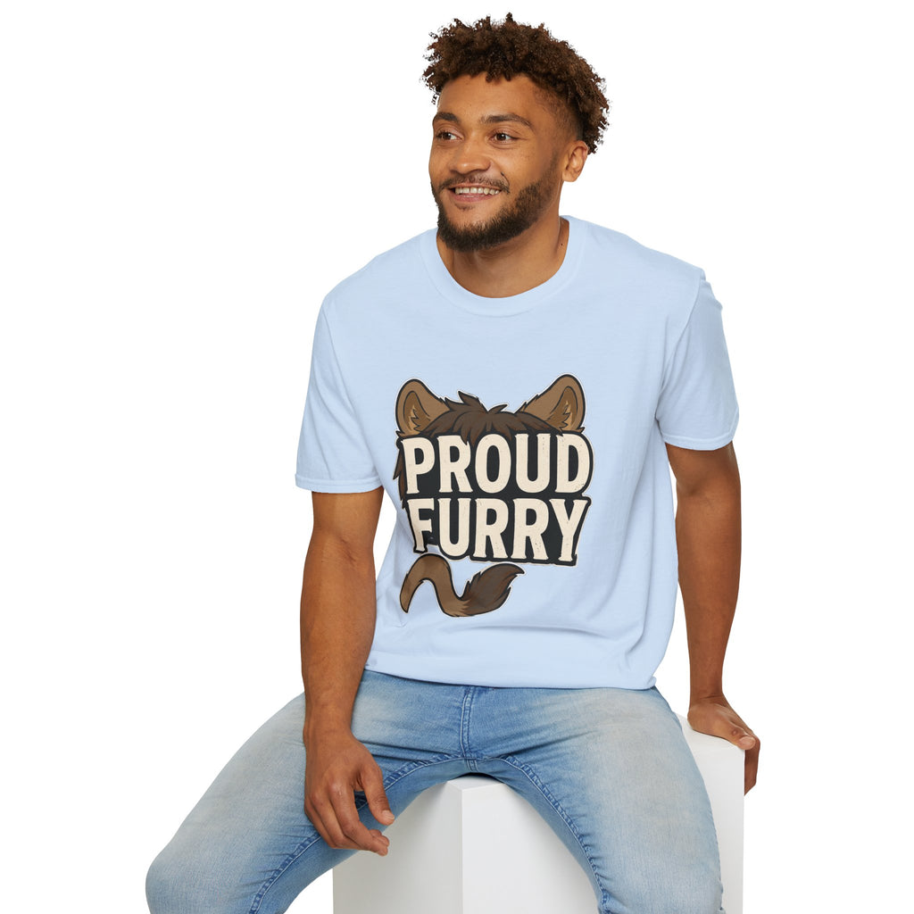Proud Furry Graphic Tee — Cute Furry Pride T-Shirt
