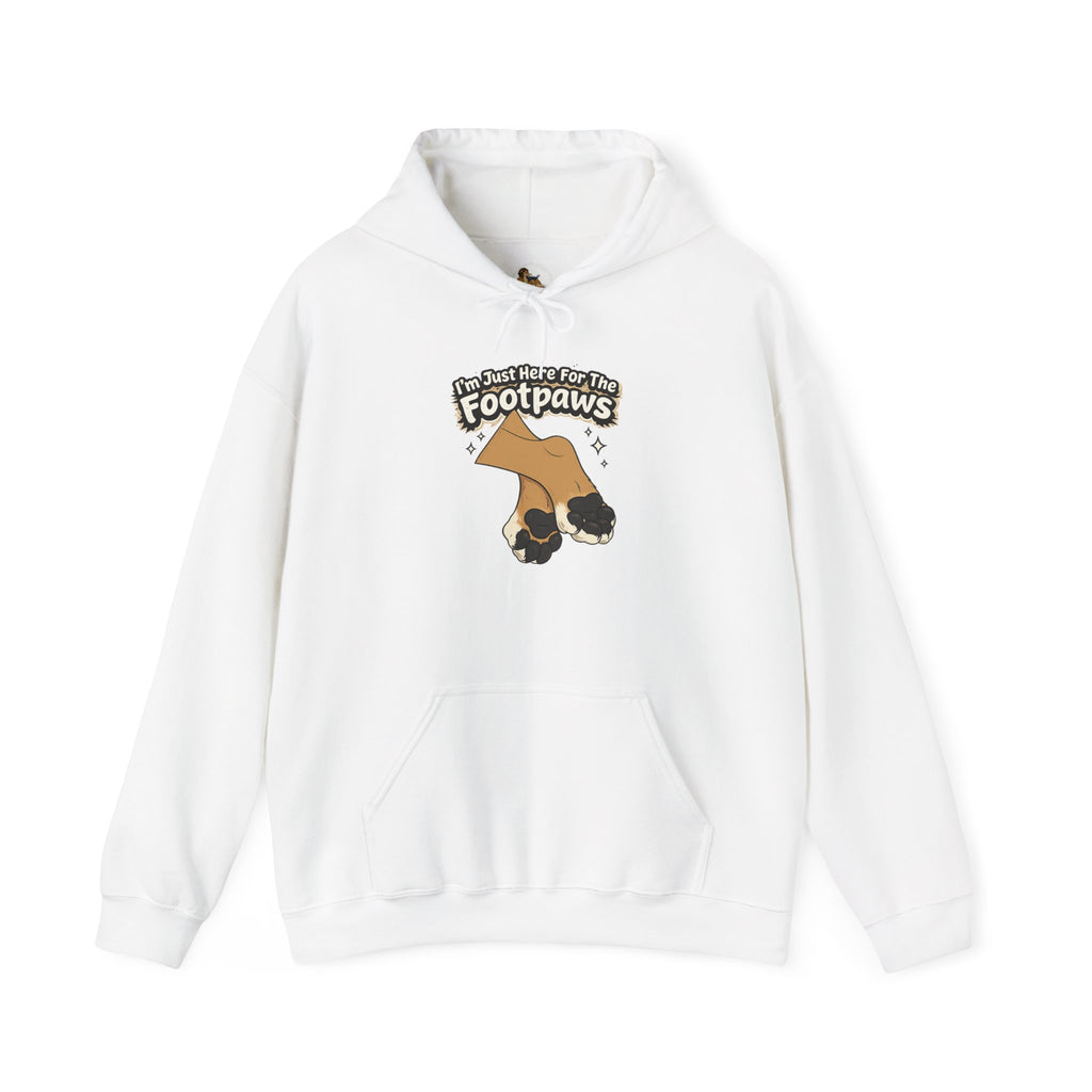 Footpaws Lion Paw Illustration Hoodie | Cute Feline Paws Graphic
