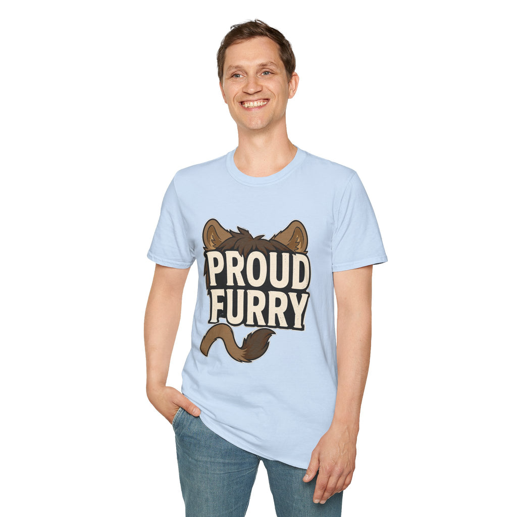 Proud Furry Graphic Tee — Cute Furry Pride T-Shirt