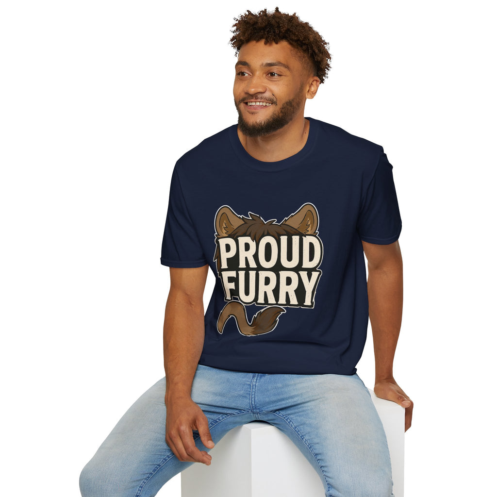 Proud Furry Graphic Tee — Cute Furry Pride T-Shirt