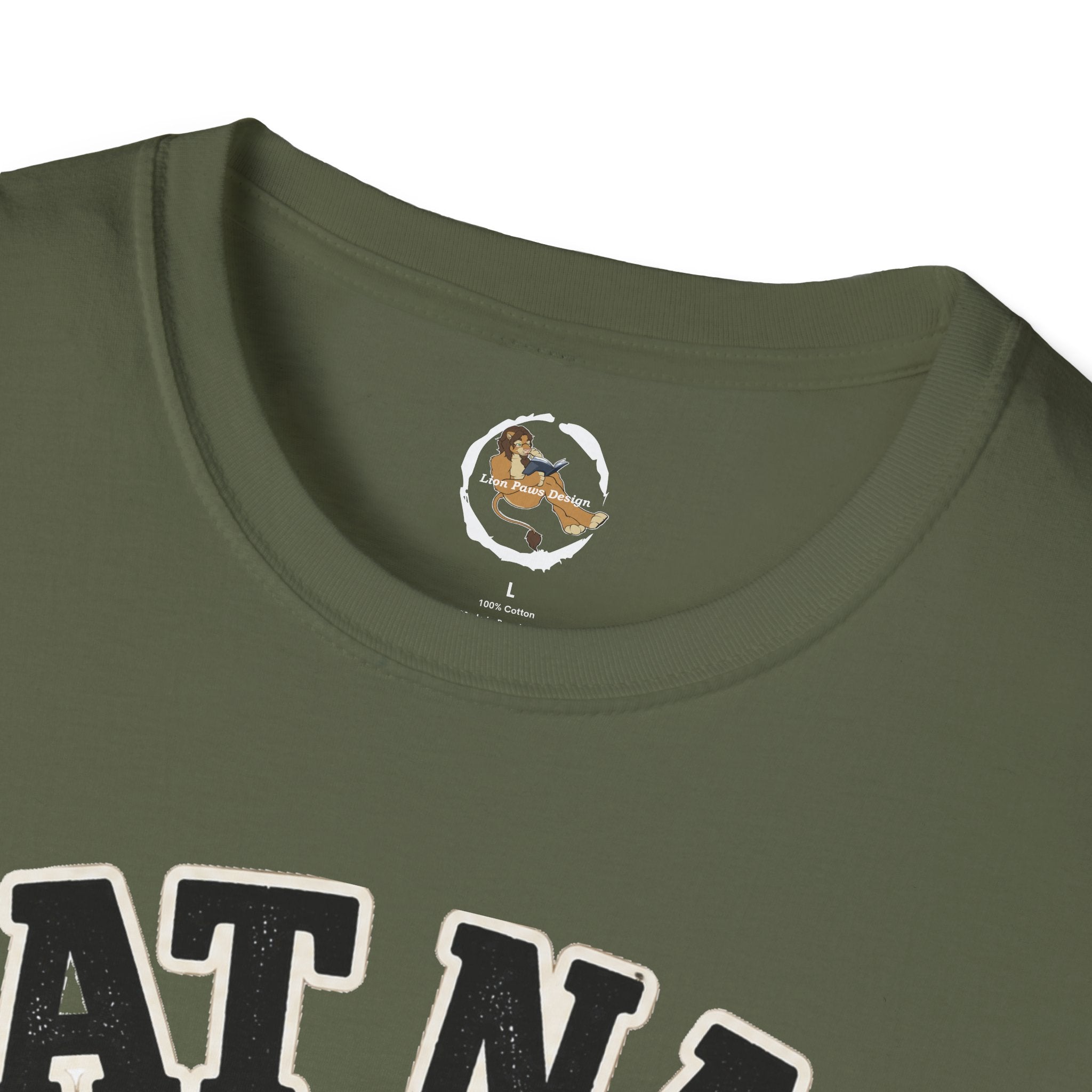 Sleeping Lion Cat Nap T-Shirt | Cute Furry Cat Graphic Tee