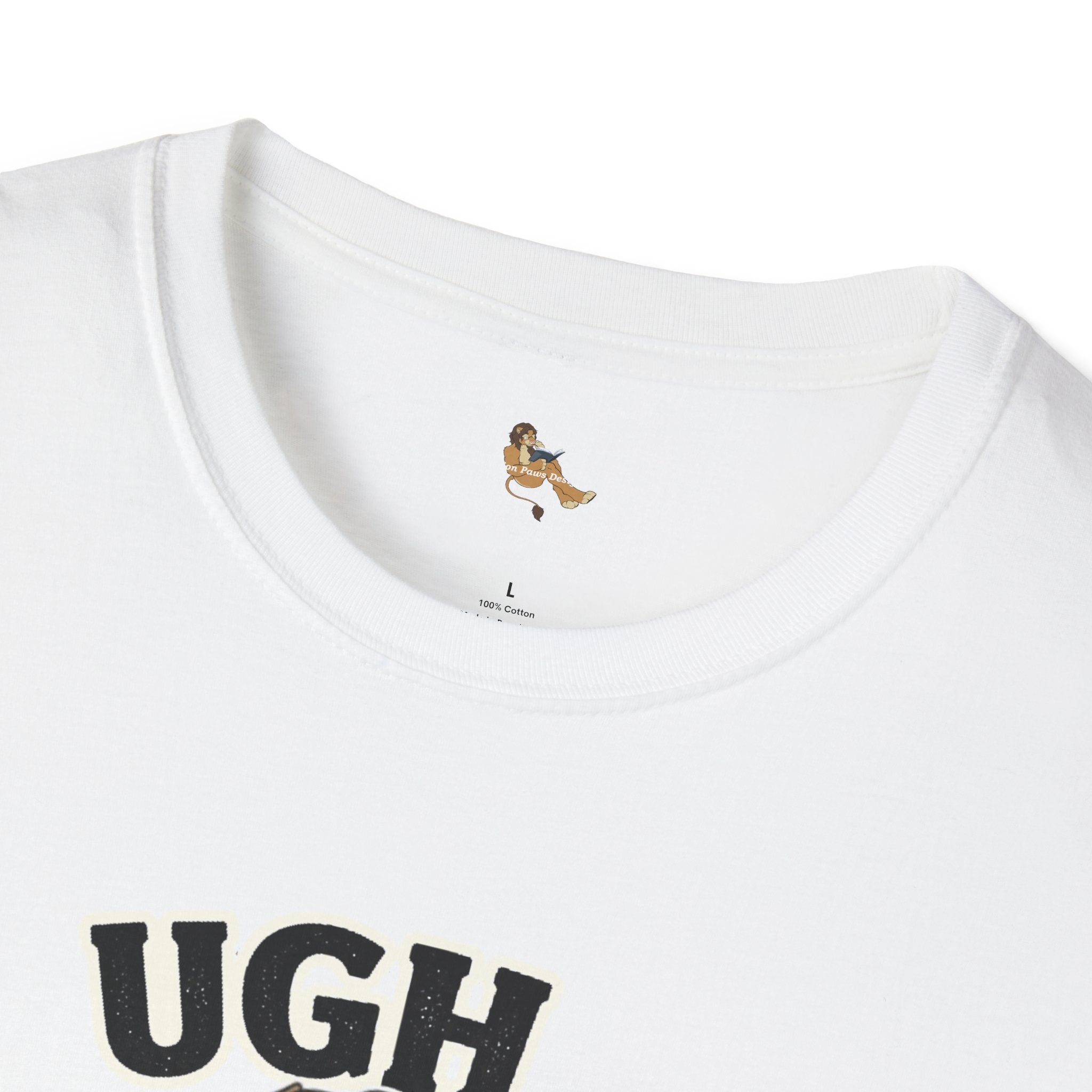 Ugh Mondays Grumpy Lion T-Shirt | Funny Work Casual Tee
