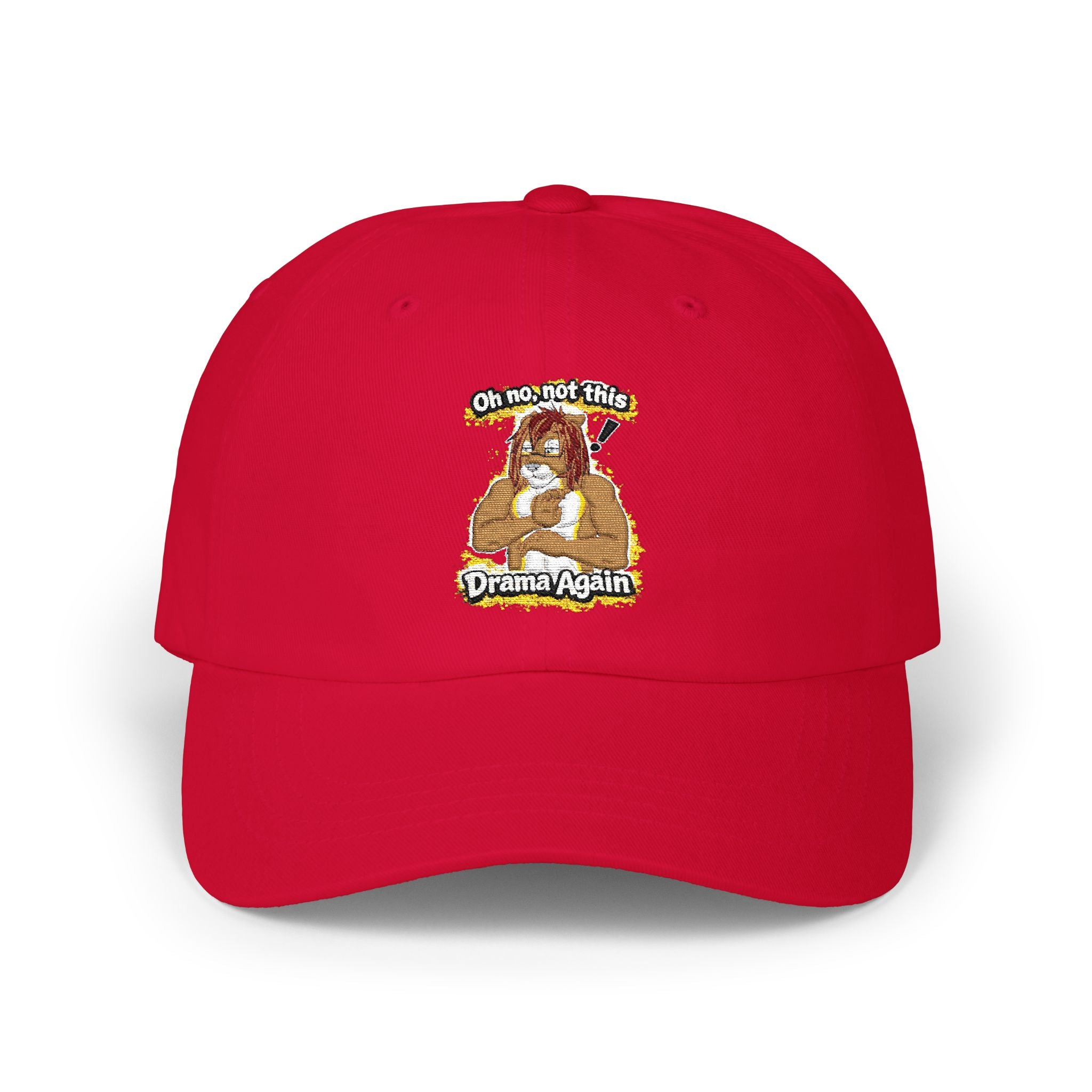 Oh No Not This Drama Again Lion Furry Dad Cap