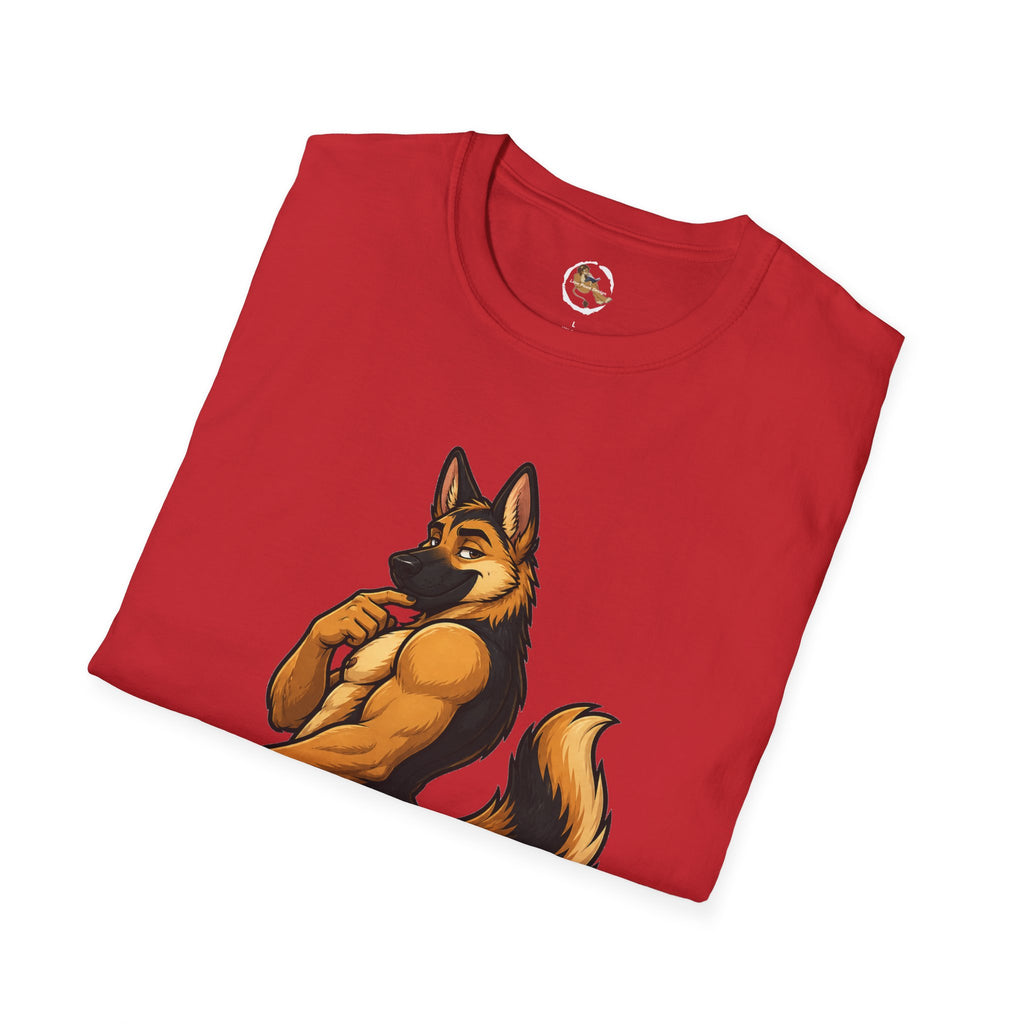 Strong German Shepherd Furry looking to bury a bone T-Shirt | Dog humor
