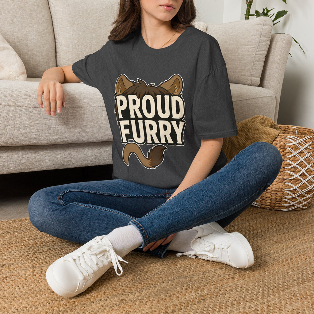 Proud Furry Graphic Tee — Cute Furry Pride T-Shirt