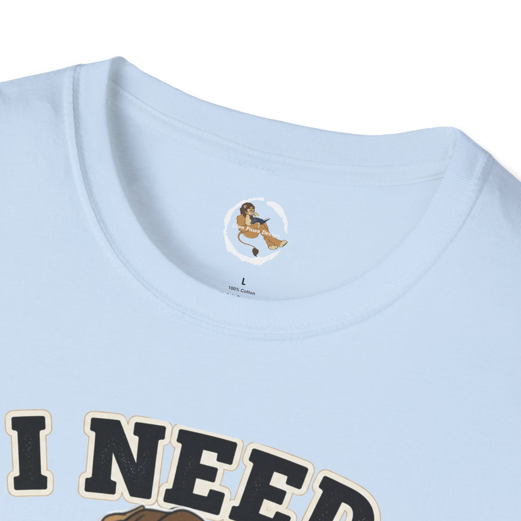 I Need Coffee First Lion Coffee Lover T-Shirt | Funny Furry Graphic