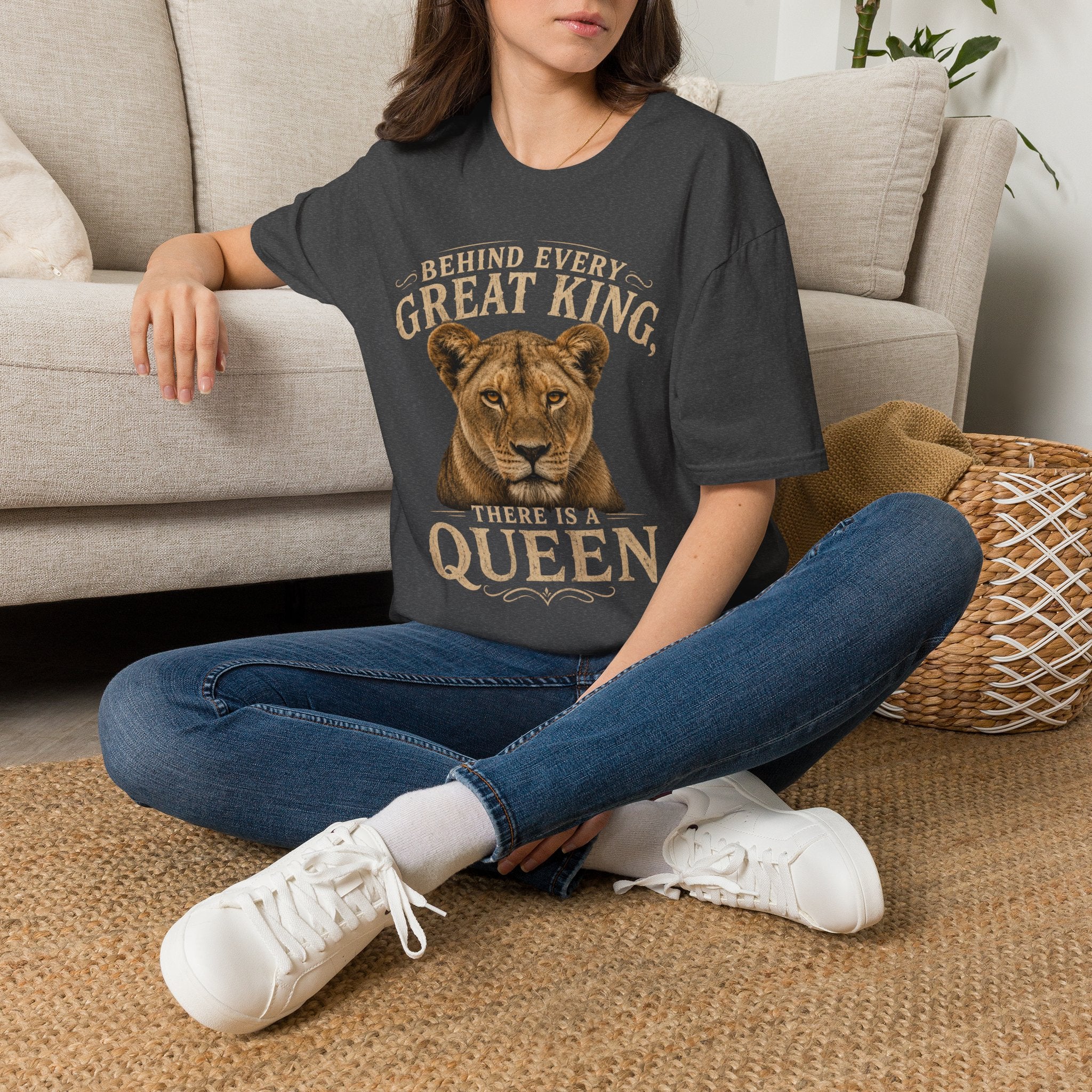 Lioness "Behind Every Great King There's A Queen" T-Shirt
