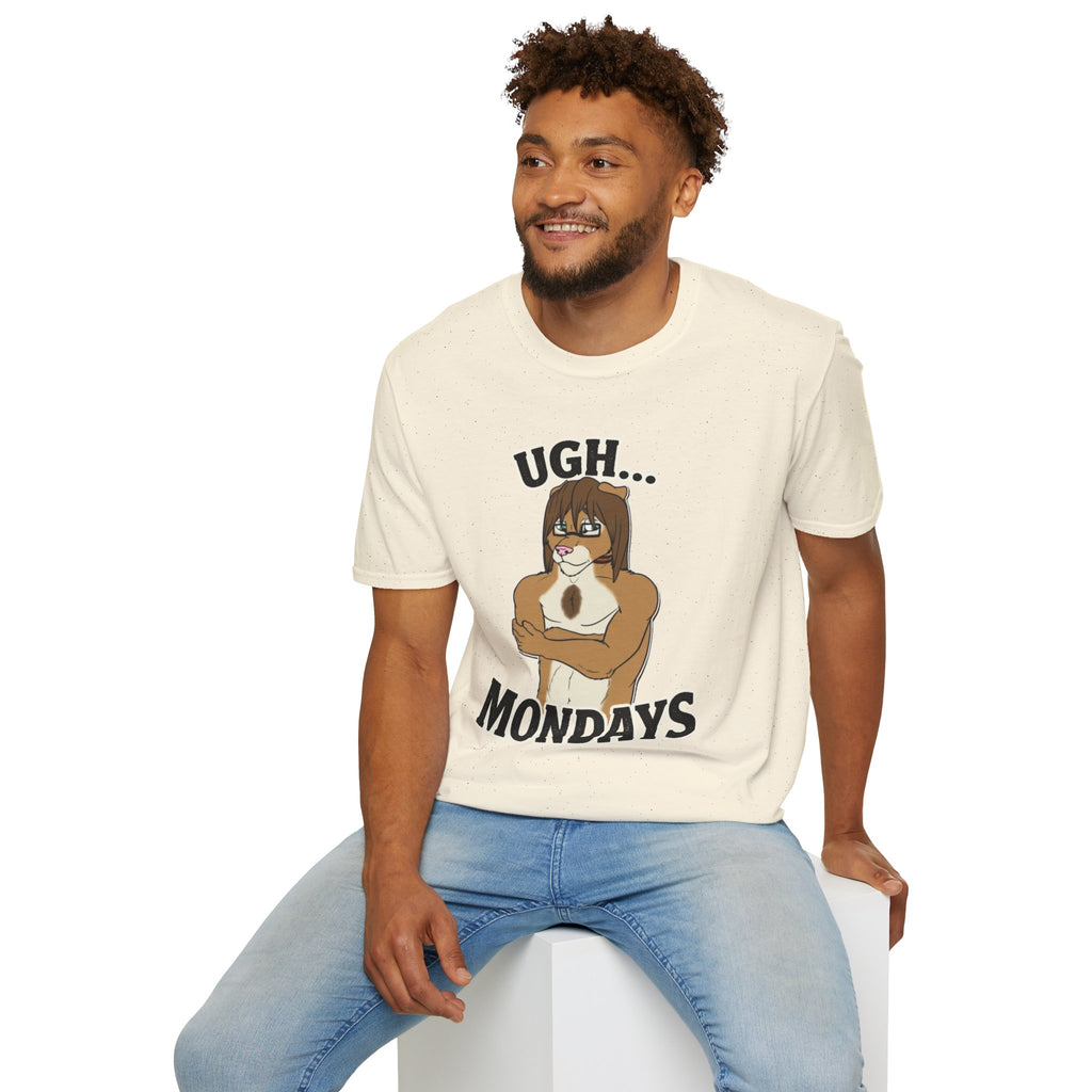 Ugh Mondays Grumpy Lion T-Shirt | Funny Work Casual Tee