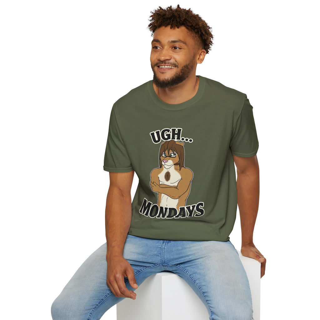 Ugh Mondays Grumpy Lion T-Shirt | Funny Work Casual Tee
