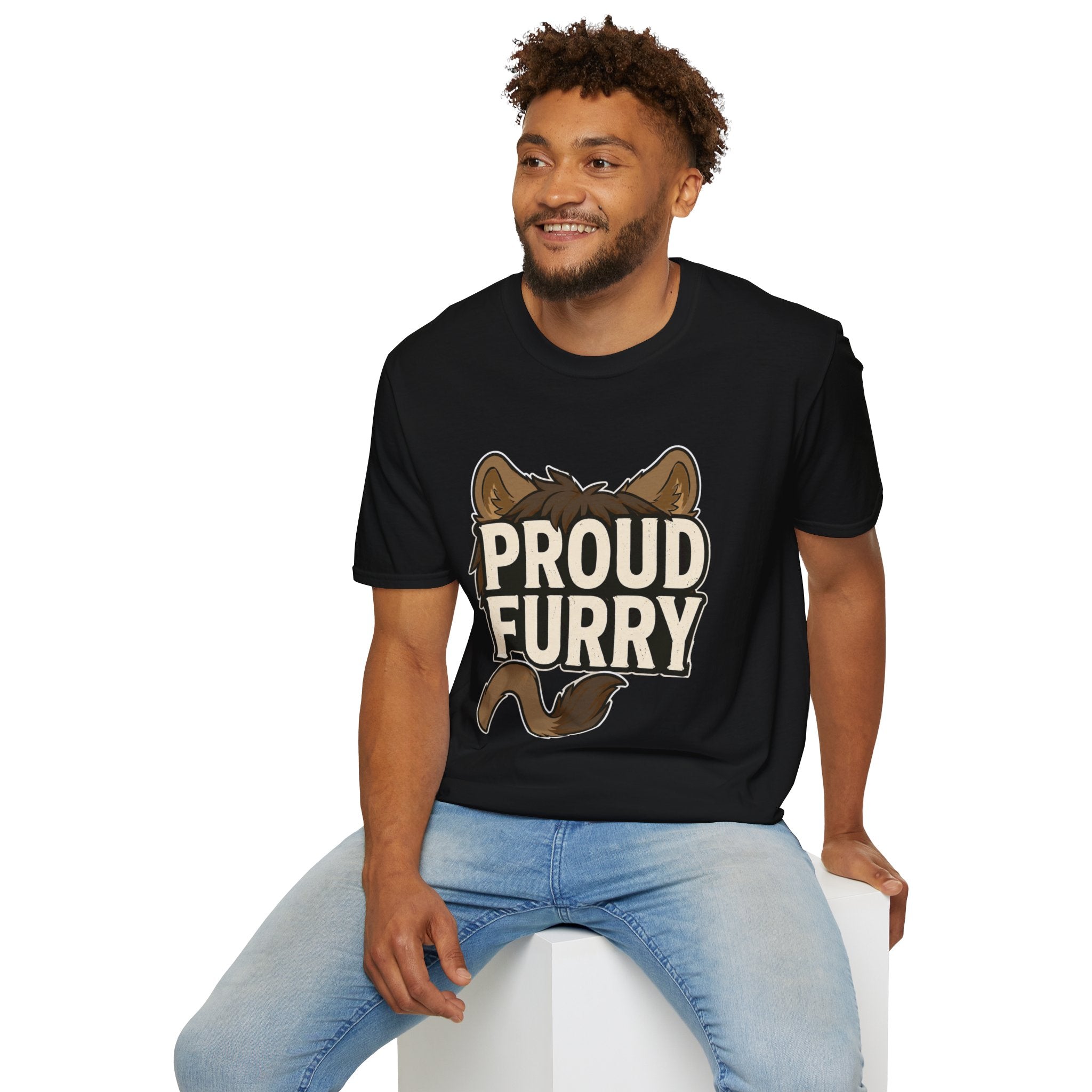 Proud Furry Graphic Tee — Cute Furry Pride T-Shirt