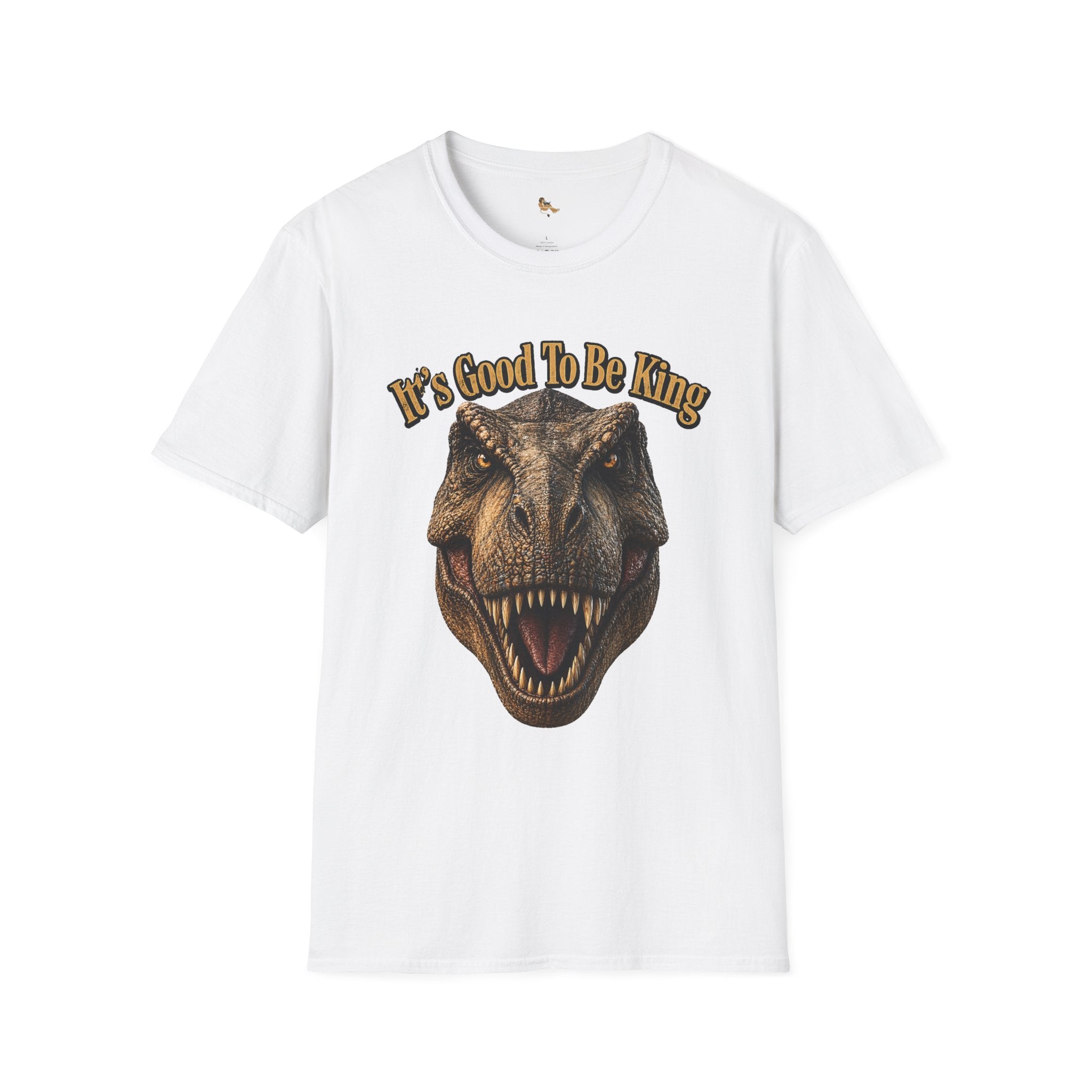 Tyrannosaurus Rex Head It's Good To Be King T-Shirt | Dinosaur Shirt
