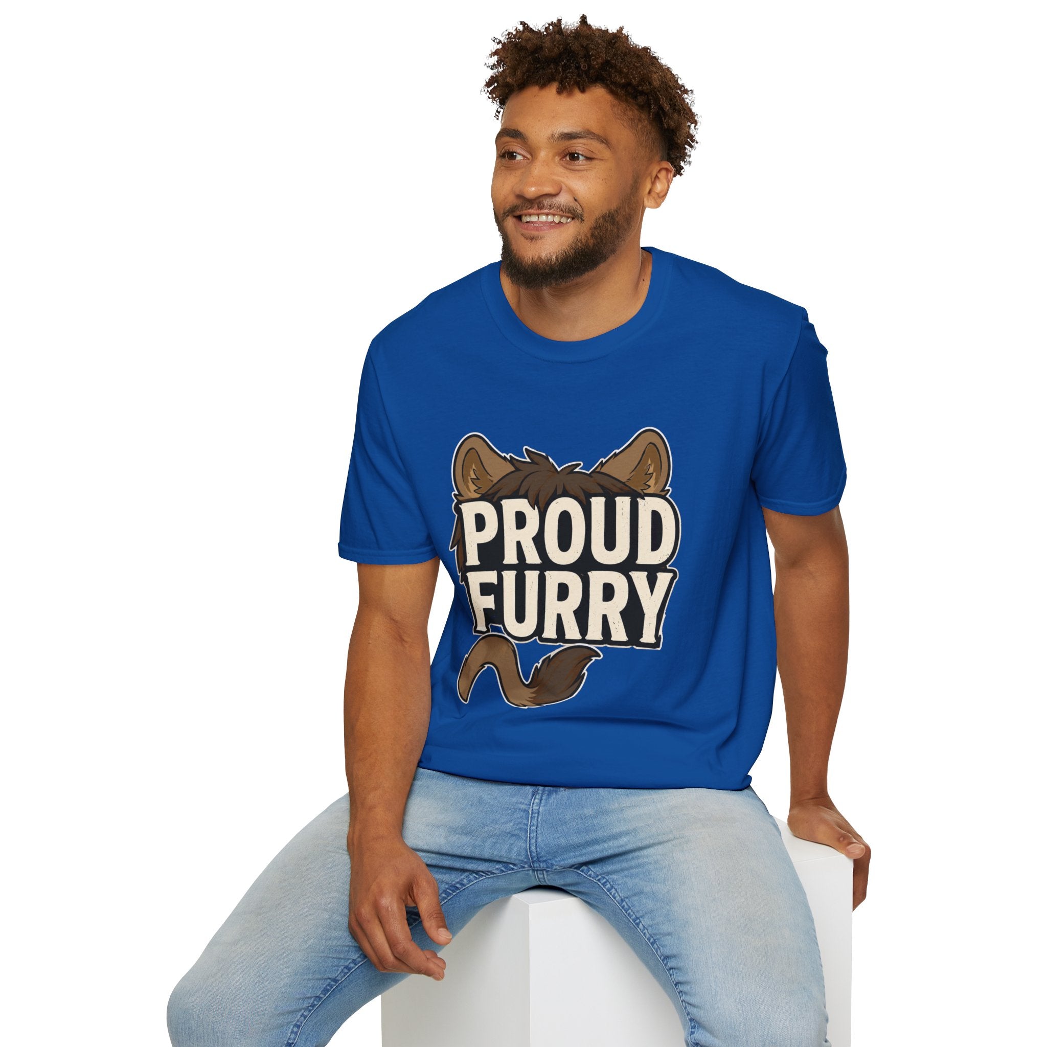 Proud Furry Graphic Tee — Cute Furry Pride T-Shirt