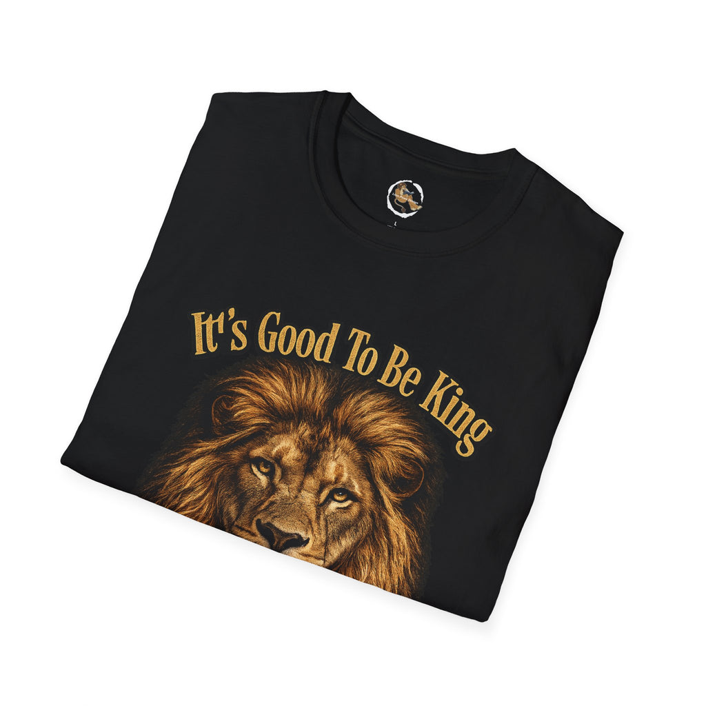 It's Good To Be King Lion Head T-Shirt | Vintage Animal Graphic Tee