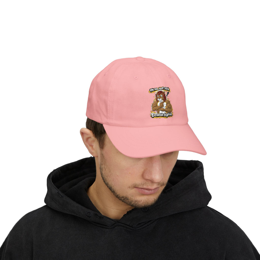 Oh No Not This Drama Again Lion Furry Dad Cap