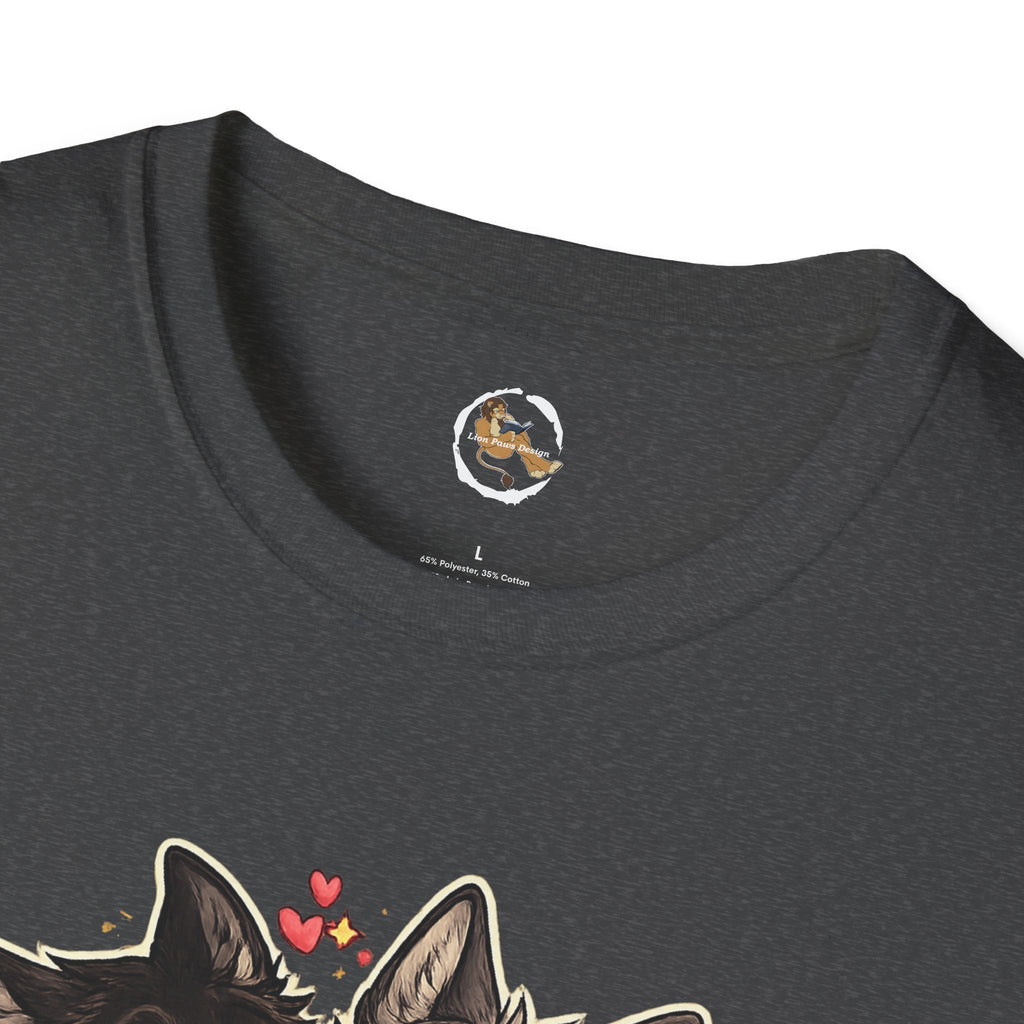 Gay Wolves Graphic T-Shirt - 'There Are Two Wolves' Cute LGBT Pride Tee