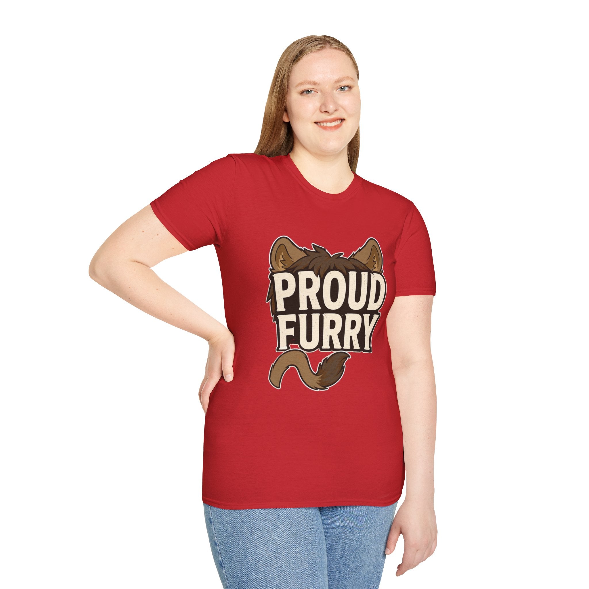 Proud Furry Graphic Tee — Cute Furry Pride T-Shirt
