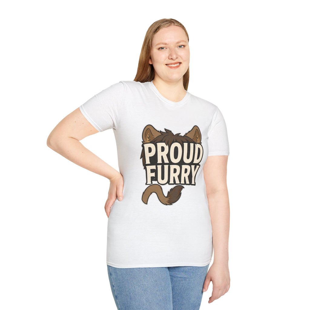Proud Furry Graphic Tee — Cute Furry Pride T-Shirt