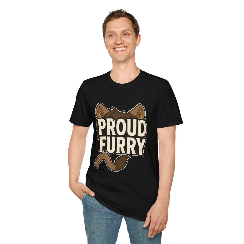 Proud Furry Graphic Tee — Cute Furry Pride T-Shirt