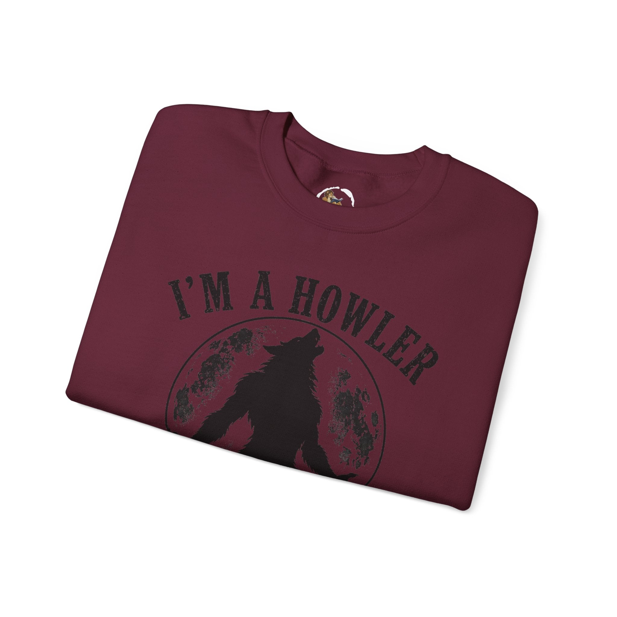Werewolf Howler Sweeter Crewneck Sweatshirt | Furry Wolf Design