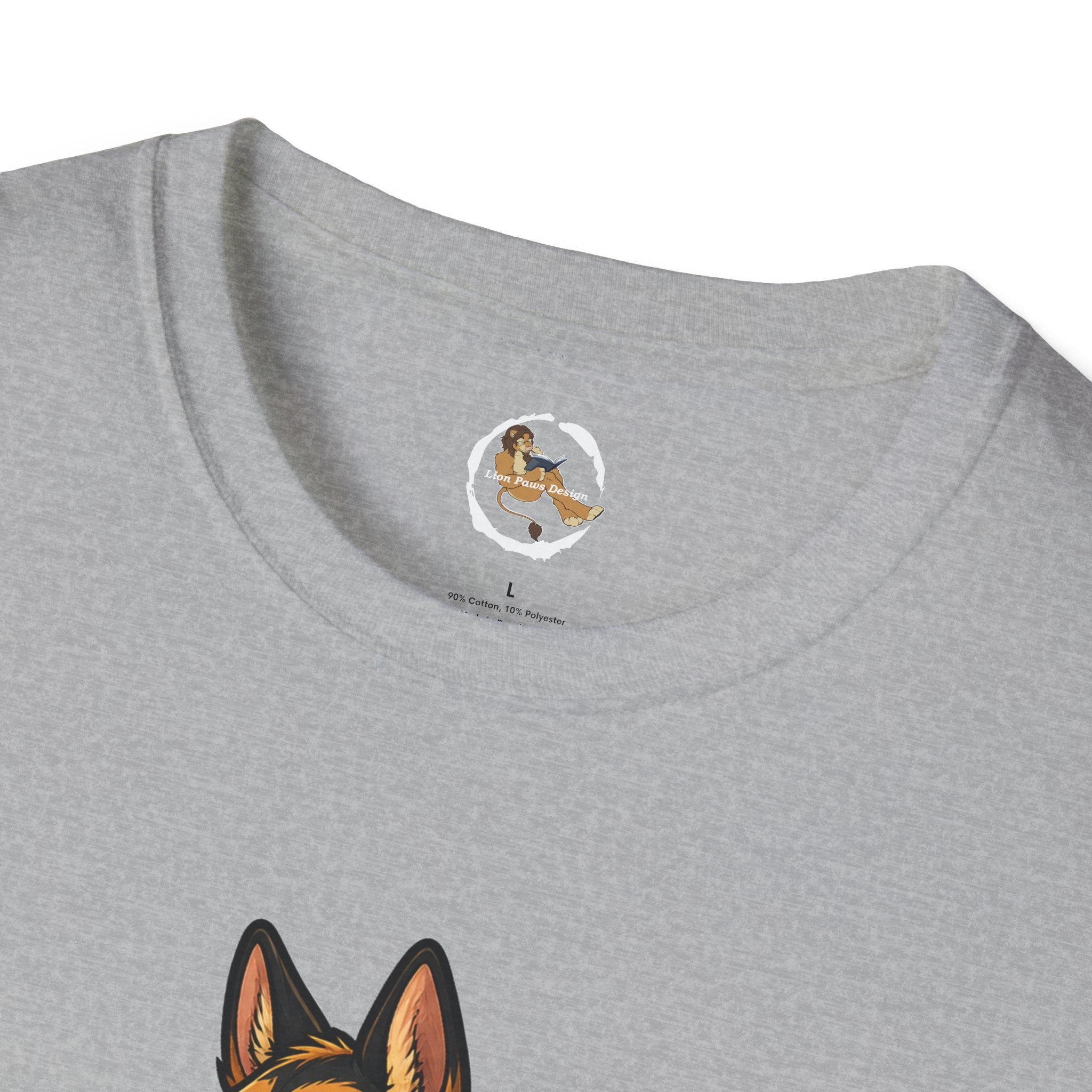 Strong German Shepherd Furry looking to bury a bone T-Shirt | Dog humor