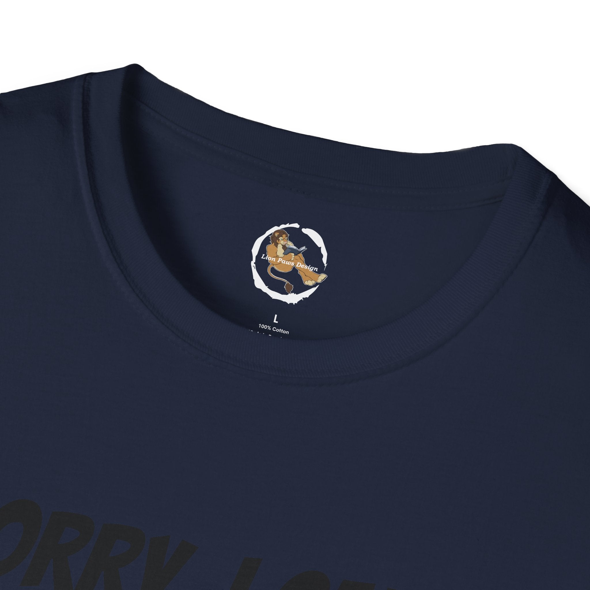 Cat T-Shirt — "Sorry, I Can't Come My Cat Needs Attention" Funny Pet Lover Tee