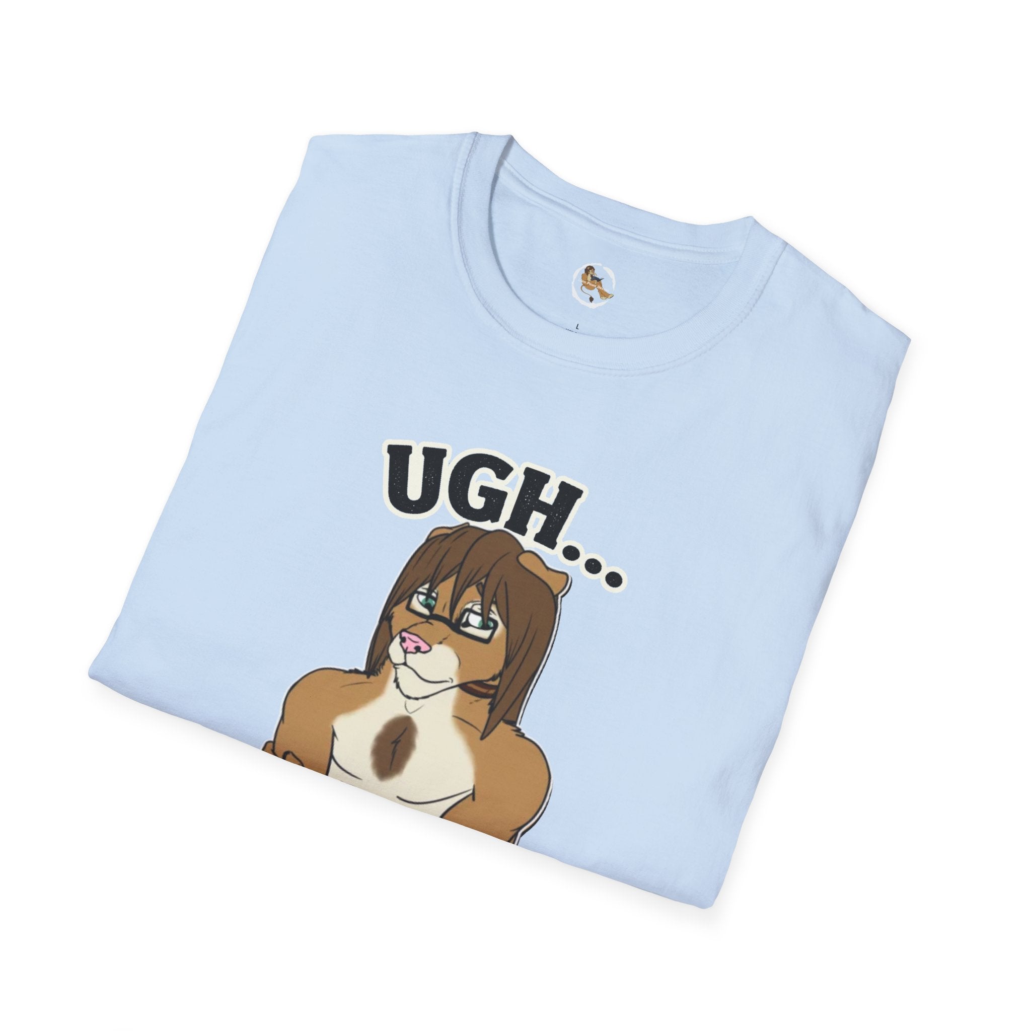 Ugh Mondays Grumpy Lion T-Shirt | Funny Work Casual Tee
