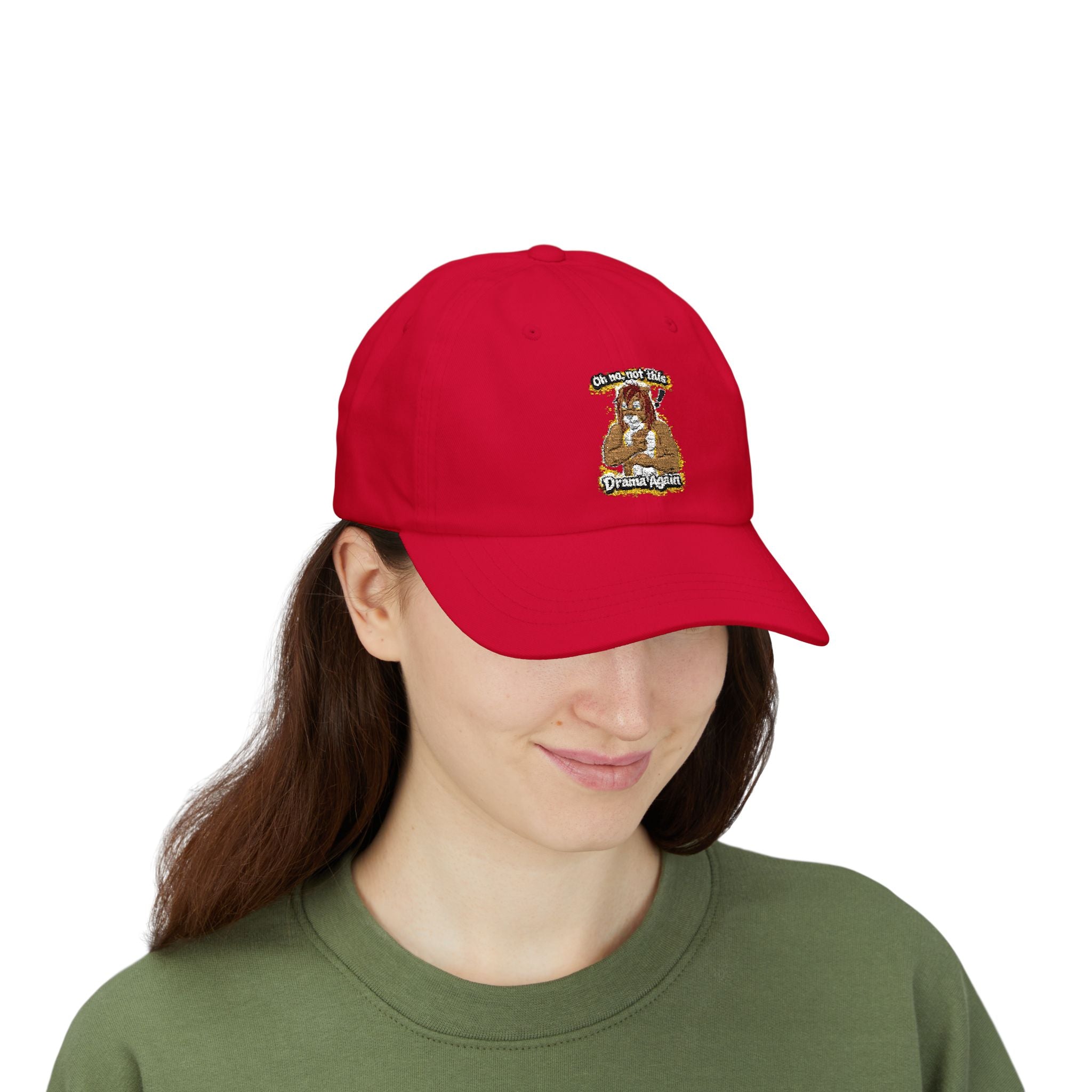Oh No Not This Drama Again Lion Furry Dad Cap