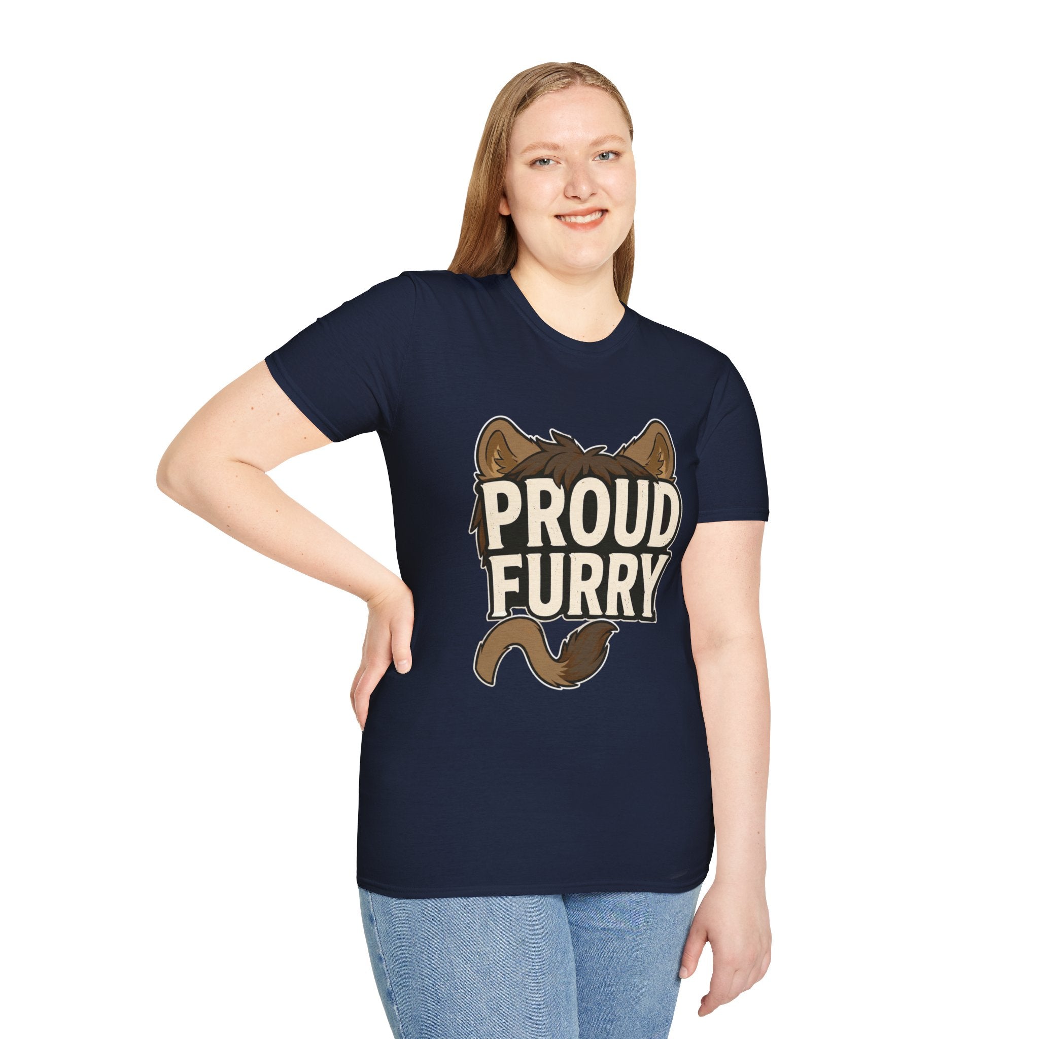 Proud Furry Graphic Tee — Cute Furry Pride T-Shirt