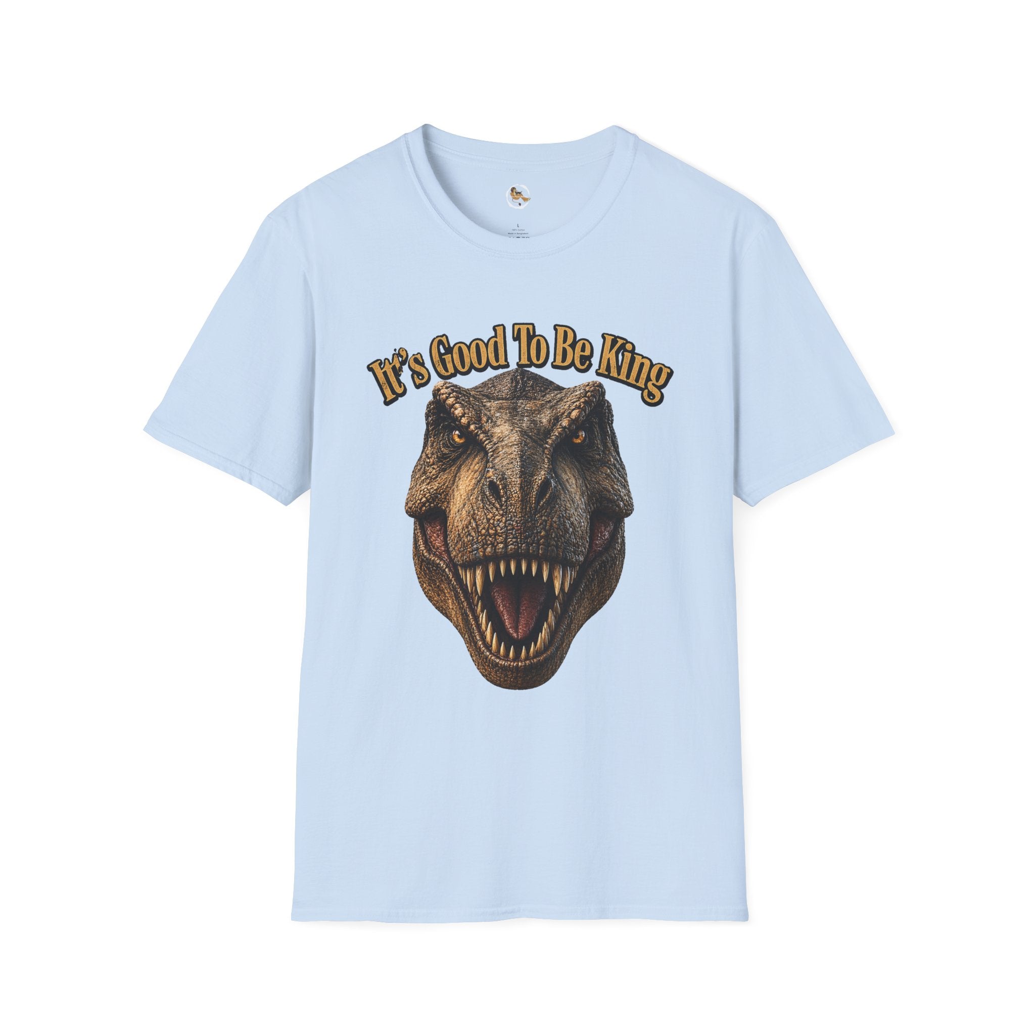 Tyrannosaurus Rex Head It's Good To Be King T-Shirt | Dinosaur Shirt